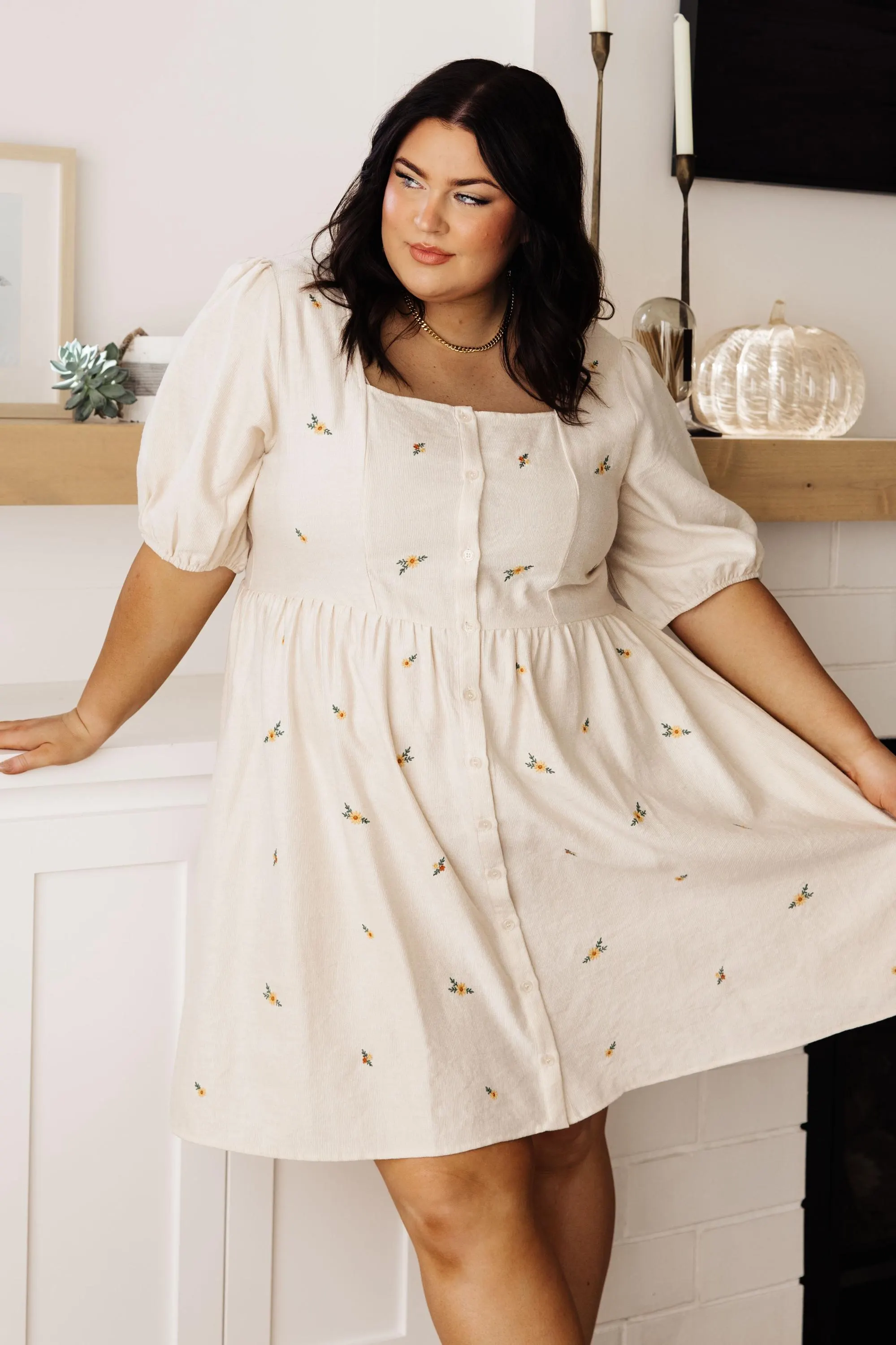 Cottage Embroidered Dress — view 5