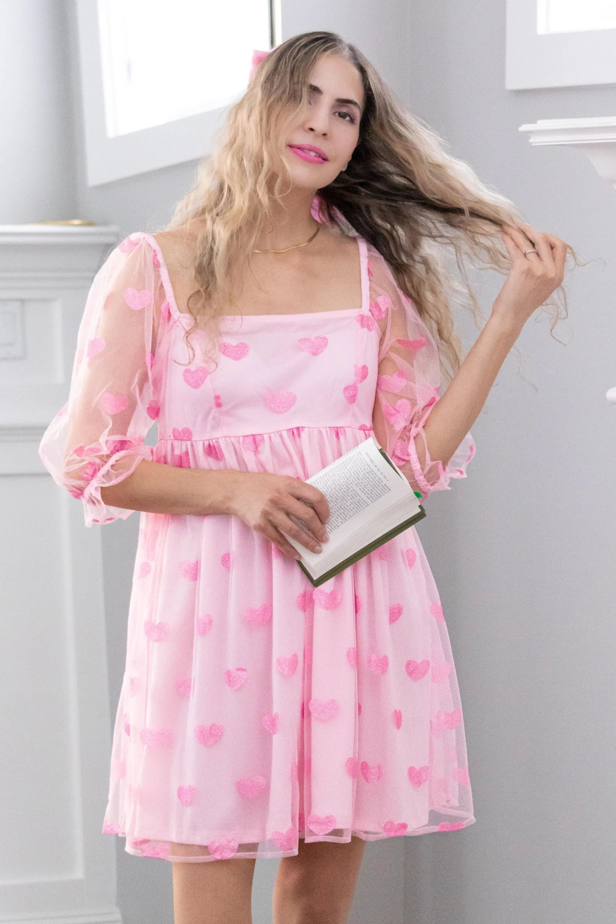 Glitter Heart Swifty Lover Coquette Dress — view 14