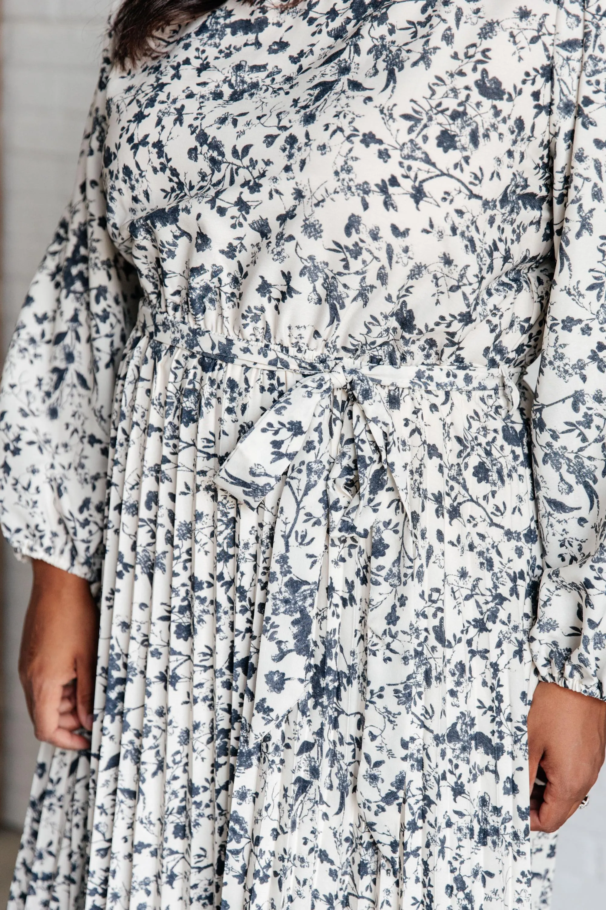 Modest Dress Tea Time Pleated Dress — view 6