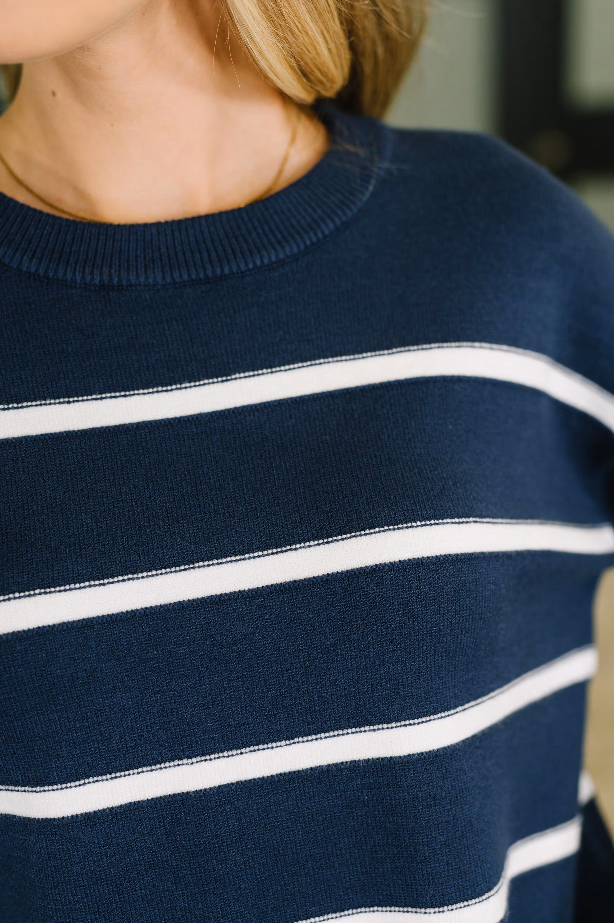 Preppy Pullover Parallel Lives Drop Shoulder Casual Top in — view 2