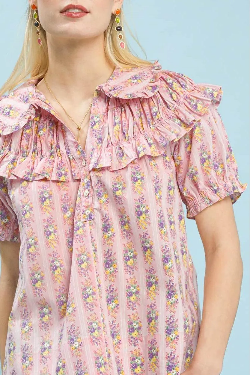 Forever & Always Dainty Floral Blouse