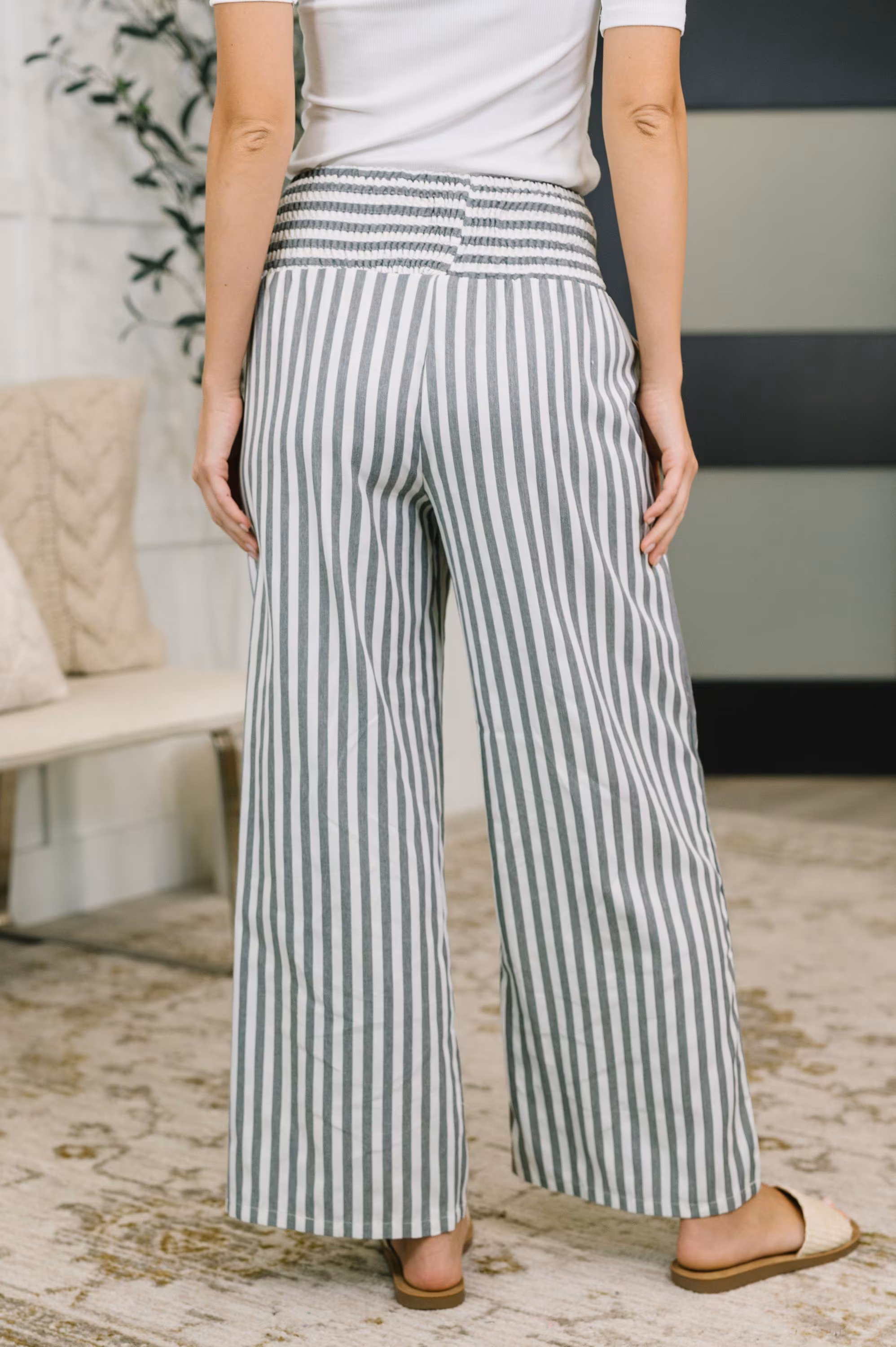 Womens Pants Can't Describe This Feeling High Waist Bottoms — view 5