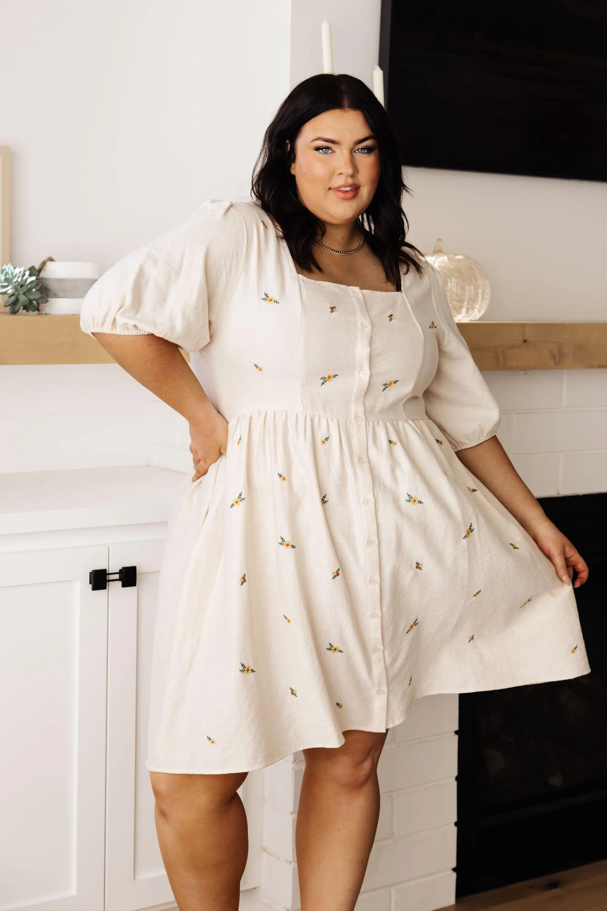 Cottage Embroidered Dress — view 8