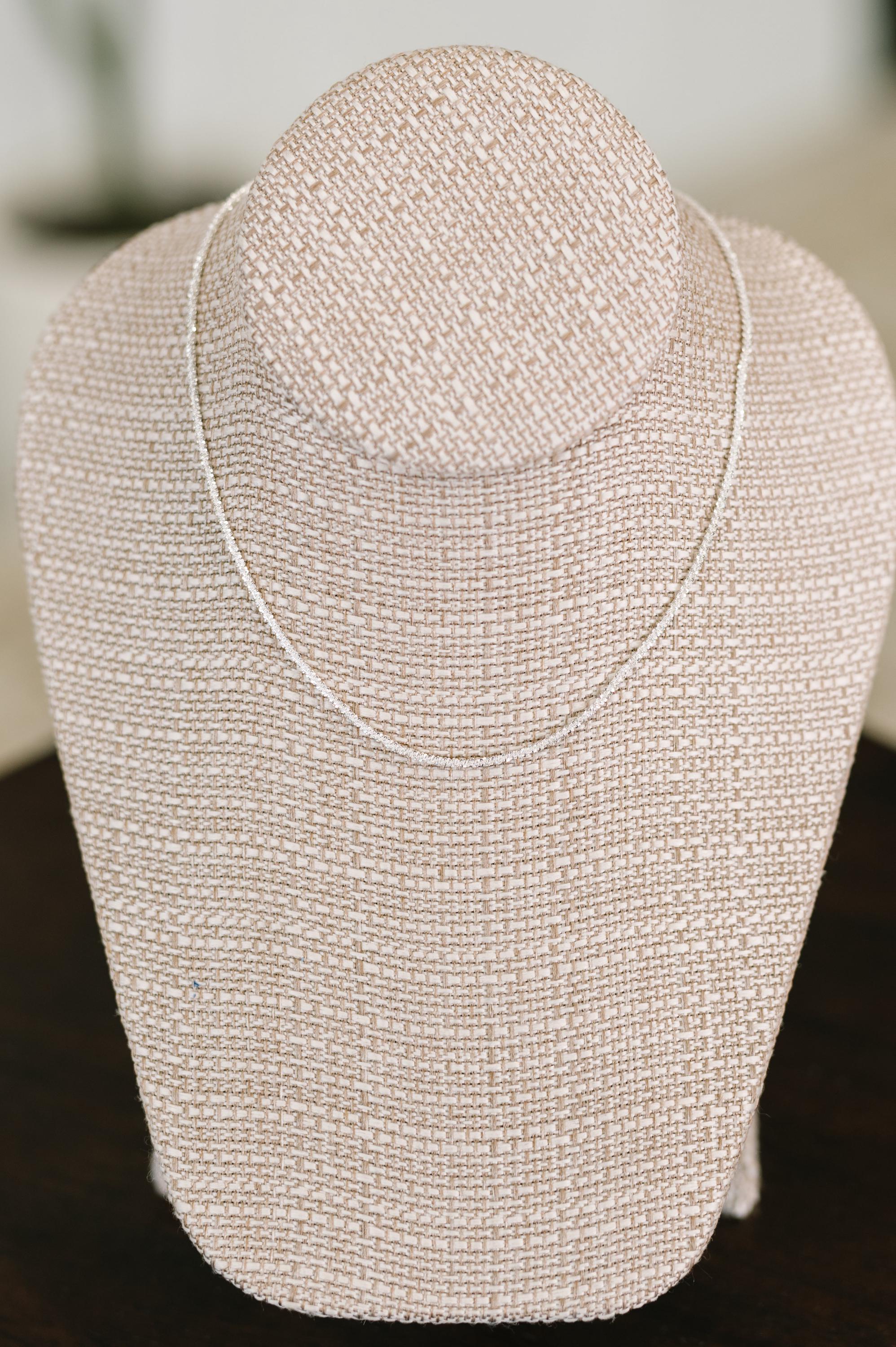 925 Silver Add A Little Sparkle Dainty Necklace — view 2