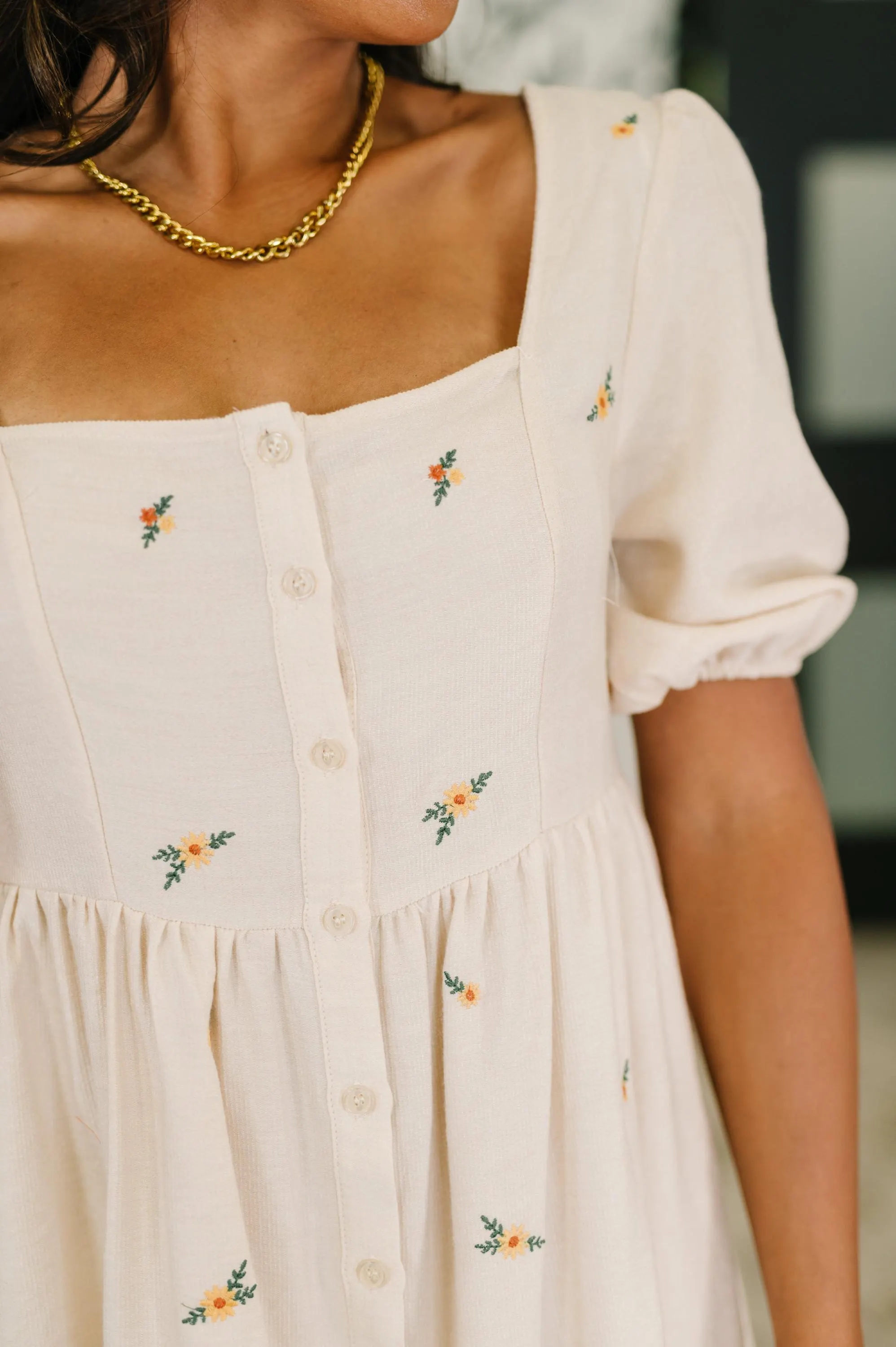 Cottage Embroidered Dress — view 3