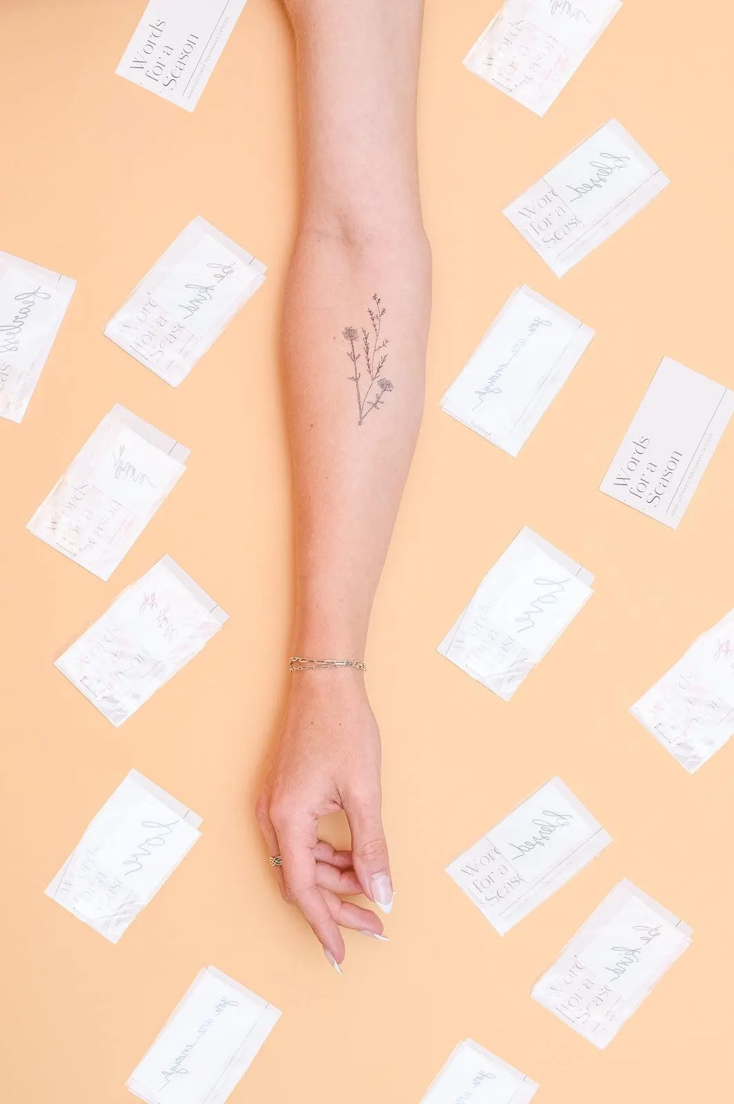 Words for A Season Temporary Tattoo — view 2