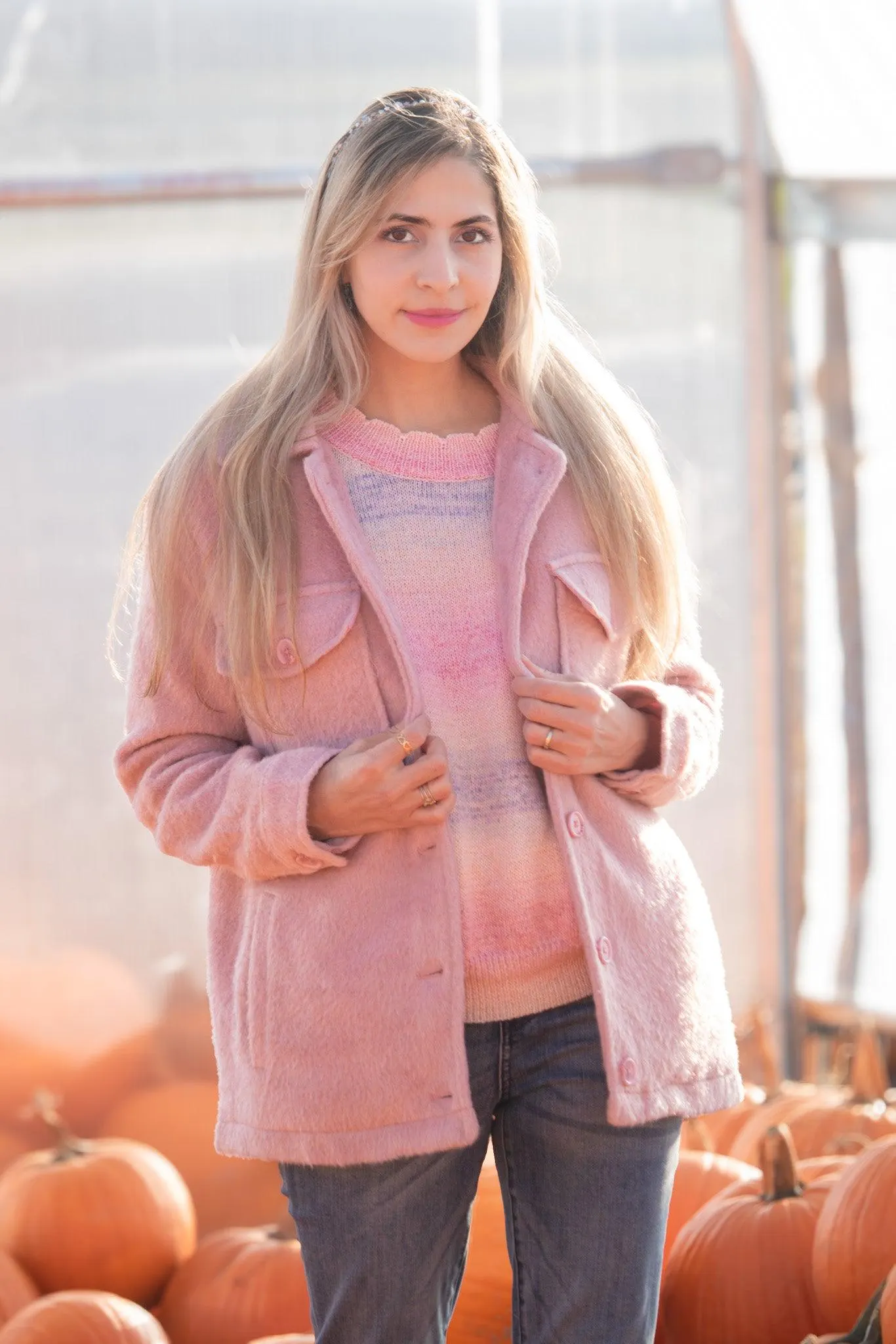 Pretty in Pink Soft Shacket -SALE- — view 9