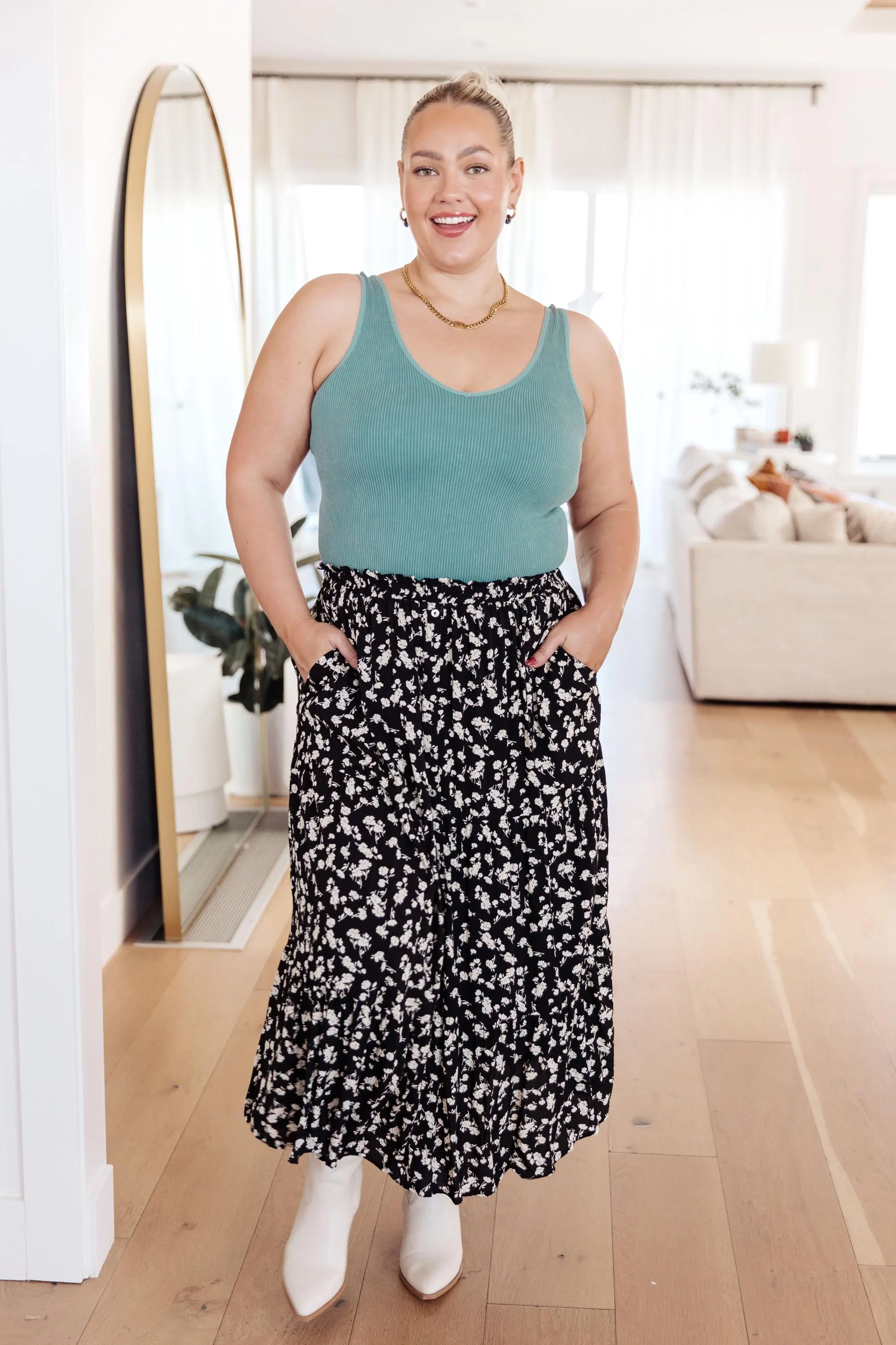 Fielding Flowers Floral Skirt — view 6