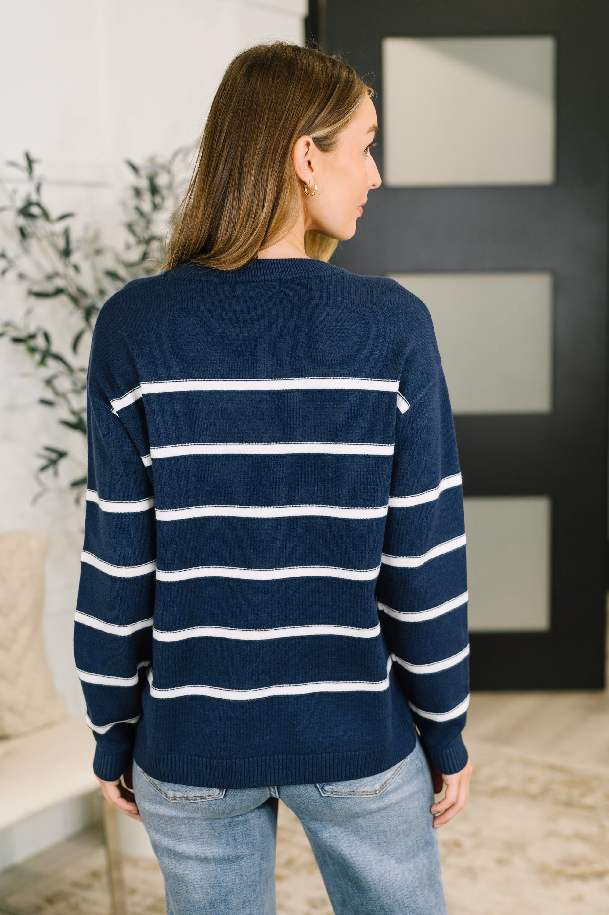 Preppy Pullover Parallel Lives Drop Shoulder Casual Top in — view 5