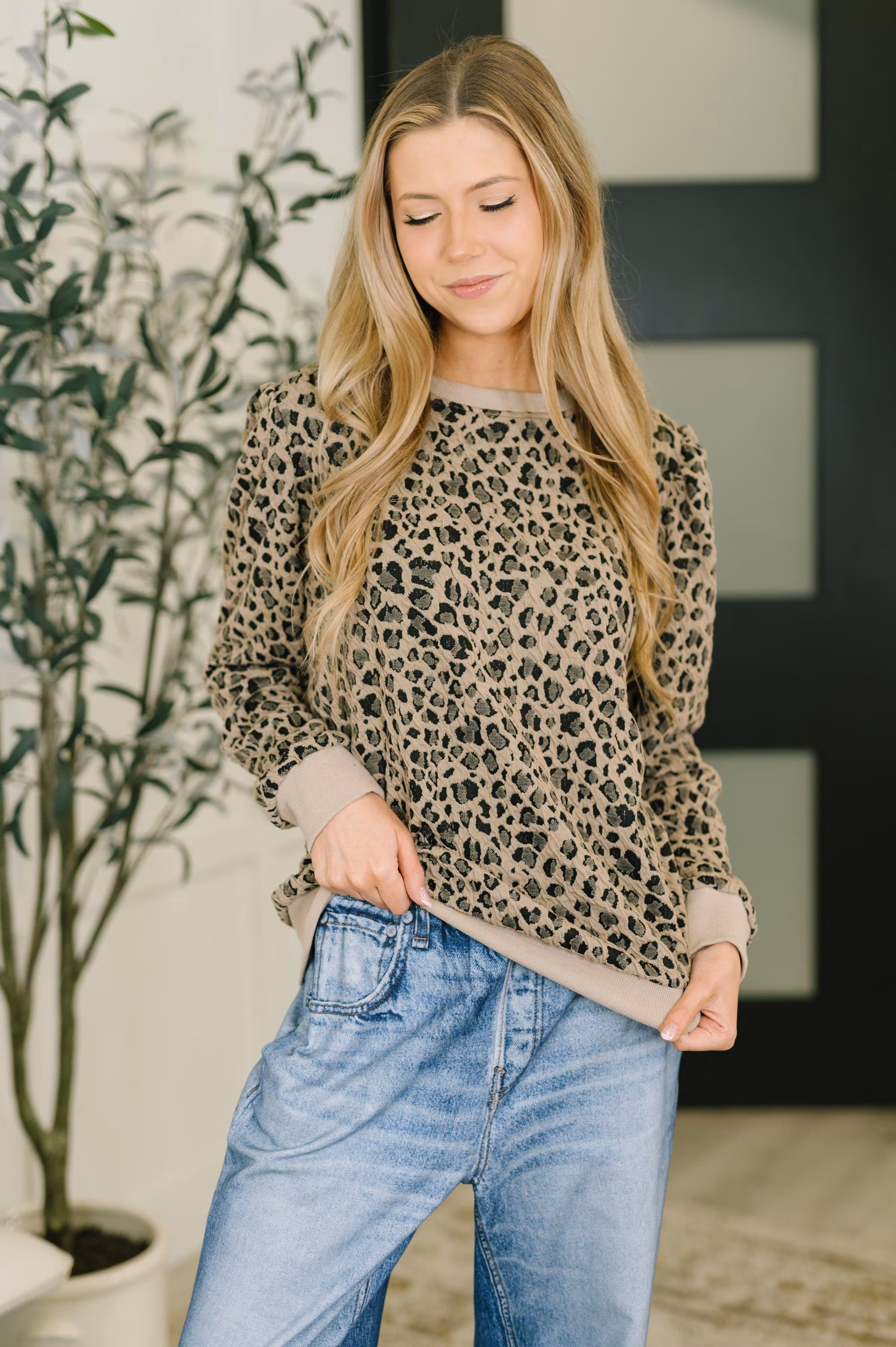 On the Prowl Leopard Print Top