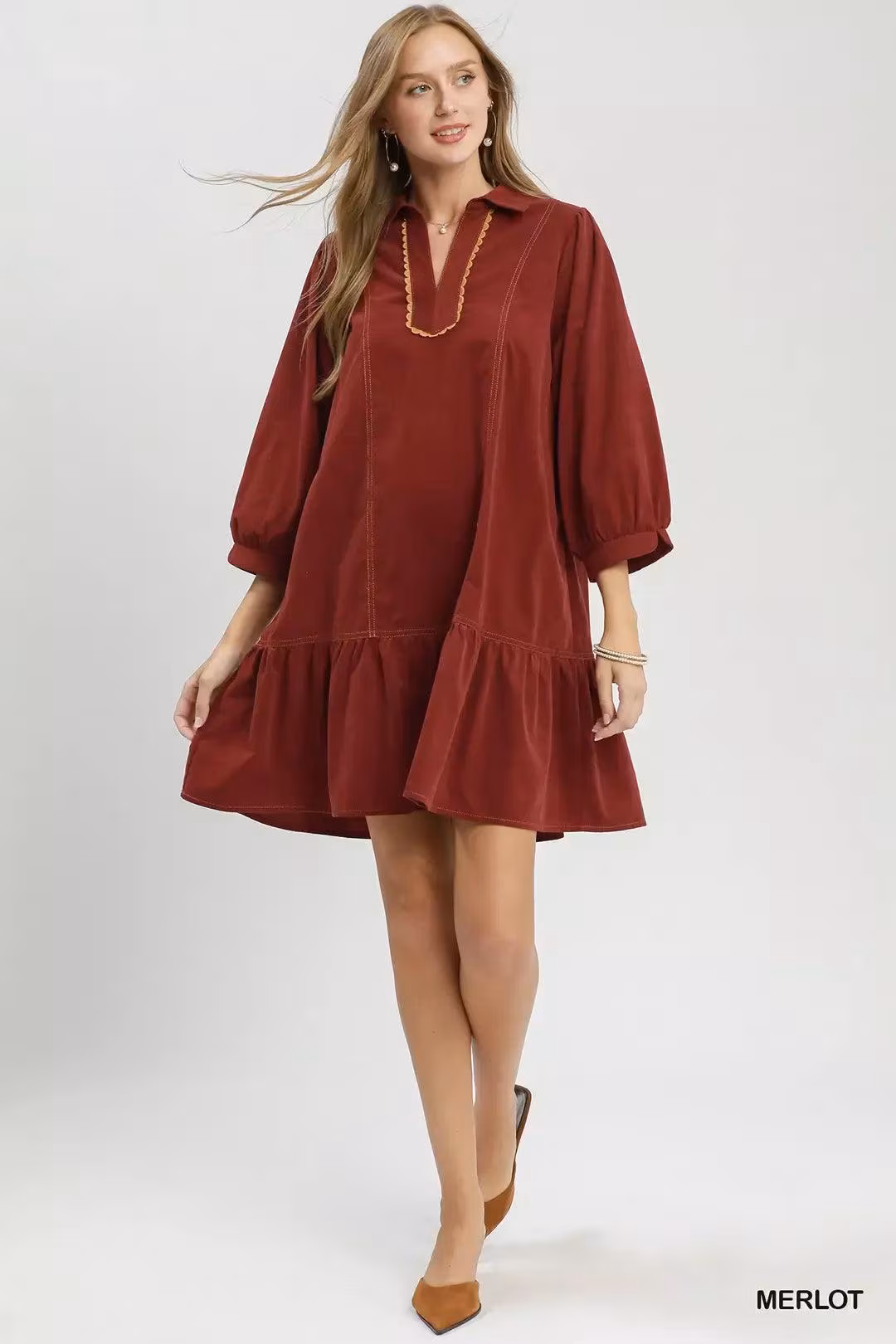 Apple Cider Vinegar Corduroy Dress — view 5
