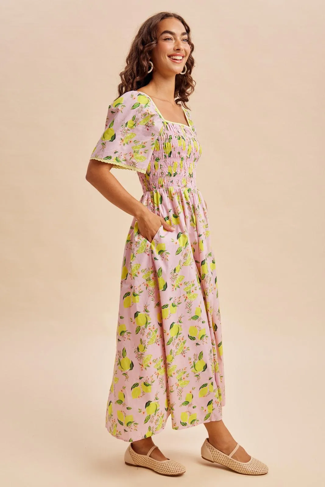 Strawberry Lemonade Maxi Dress — view 6