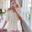 Cloud Nine Cotton Gauze Ruffle Top — view 2