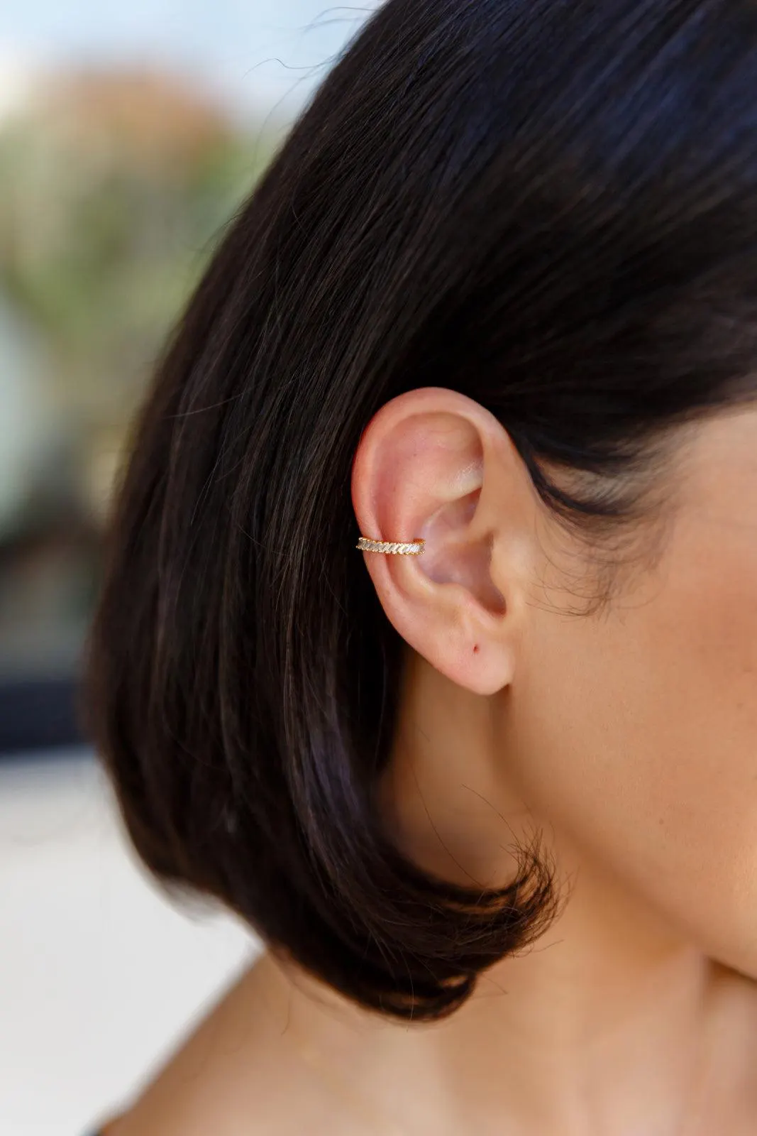 18K Gold in This Together Gold Ear Cuff Set