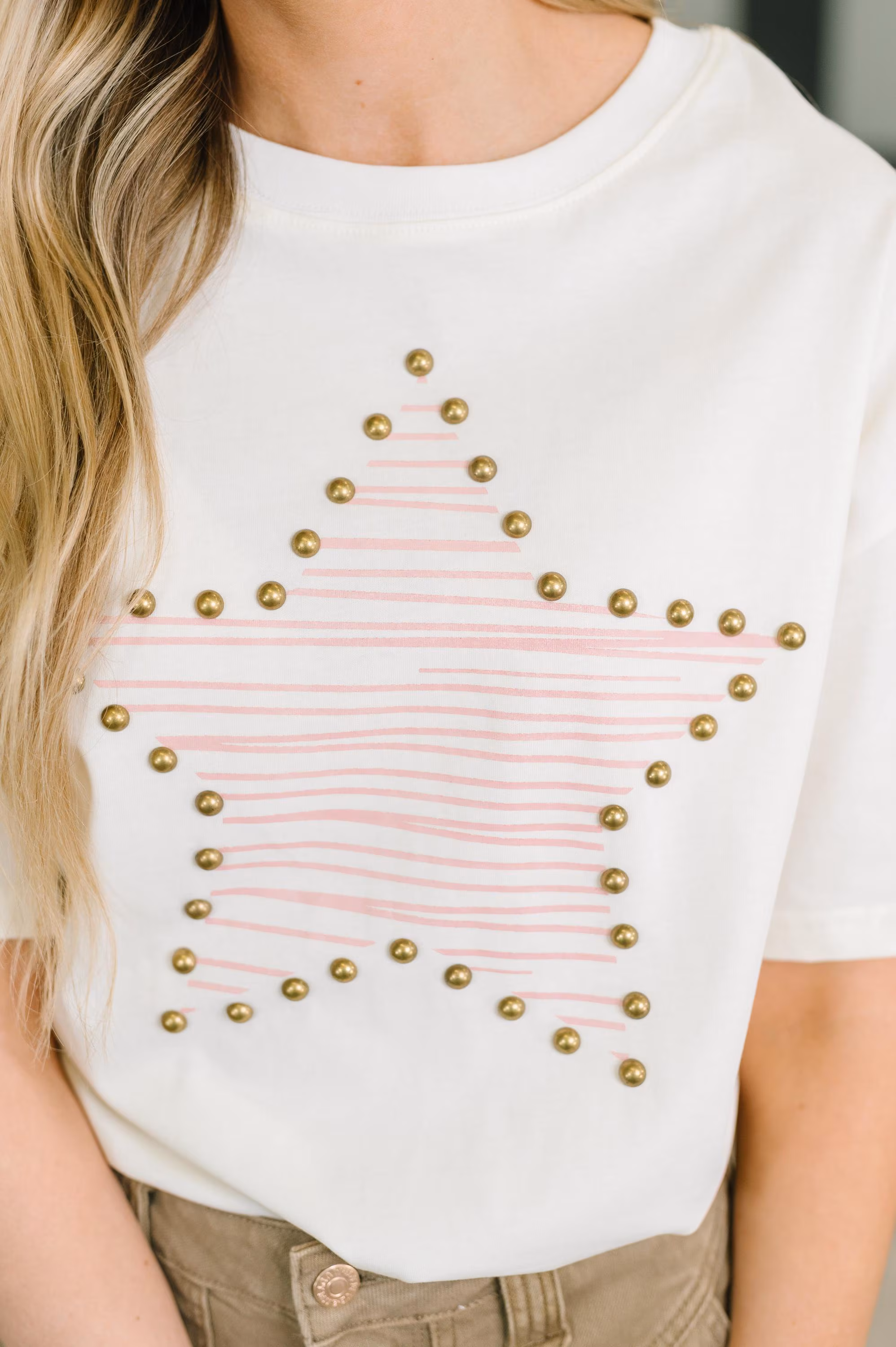 Celestial Applique Cotton Top — view 2