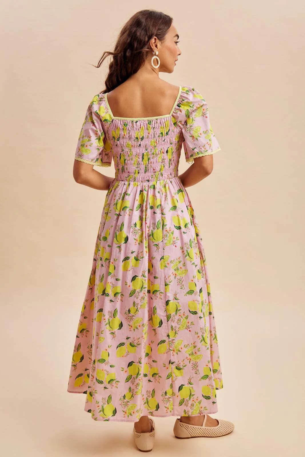 Strawberry Lemonade Maxi Dress — view 5
