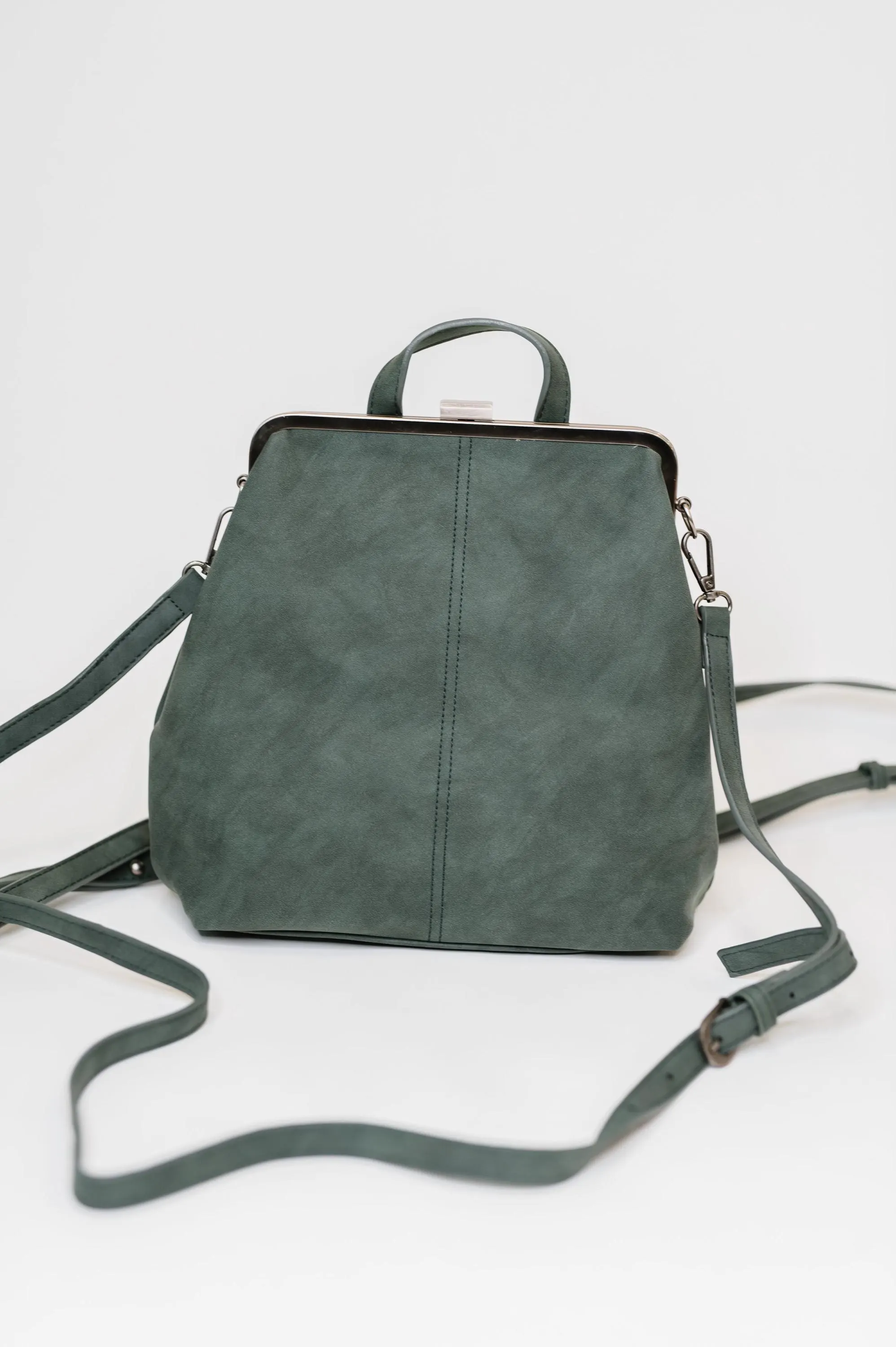 Bridget Backpack in Peacock Green — view 5