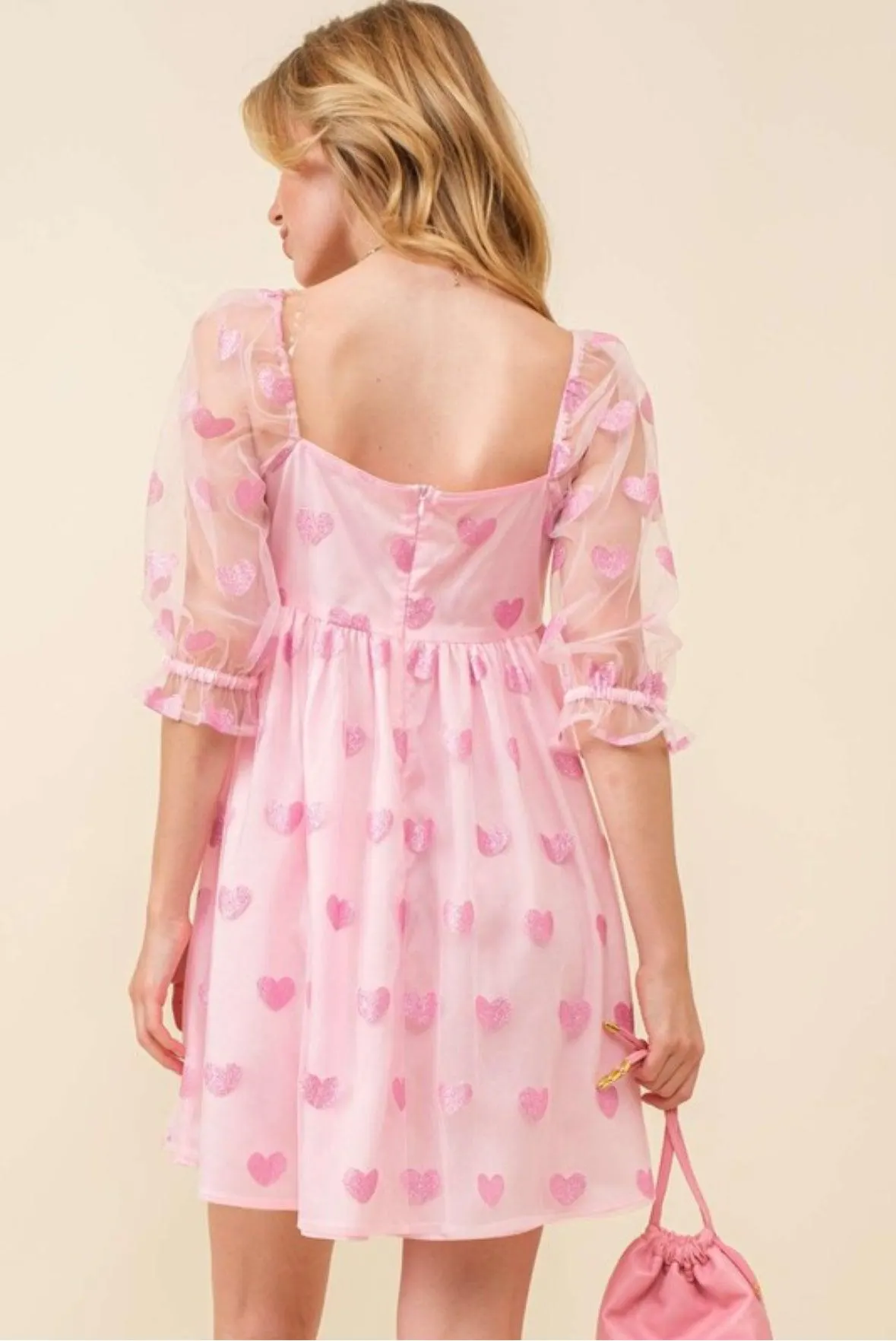 Glitter Heart Swifty Lover Coquette Dress — view 10