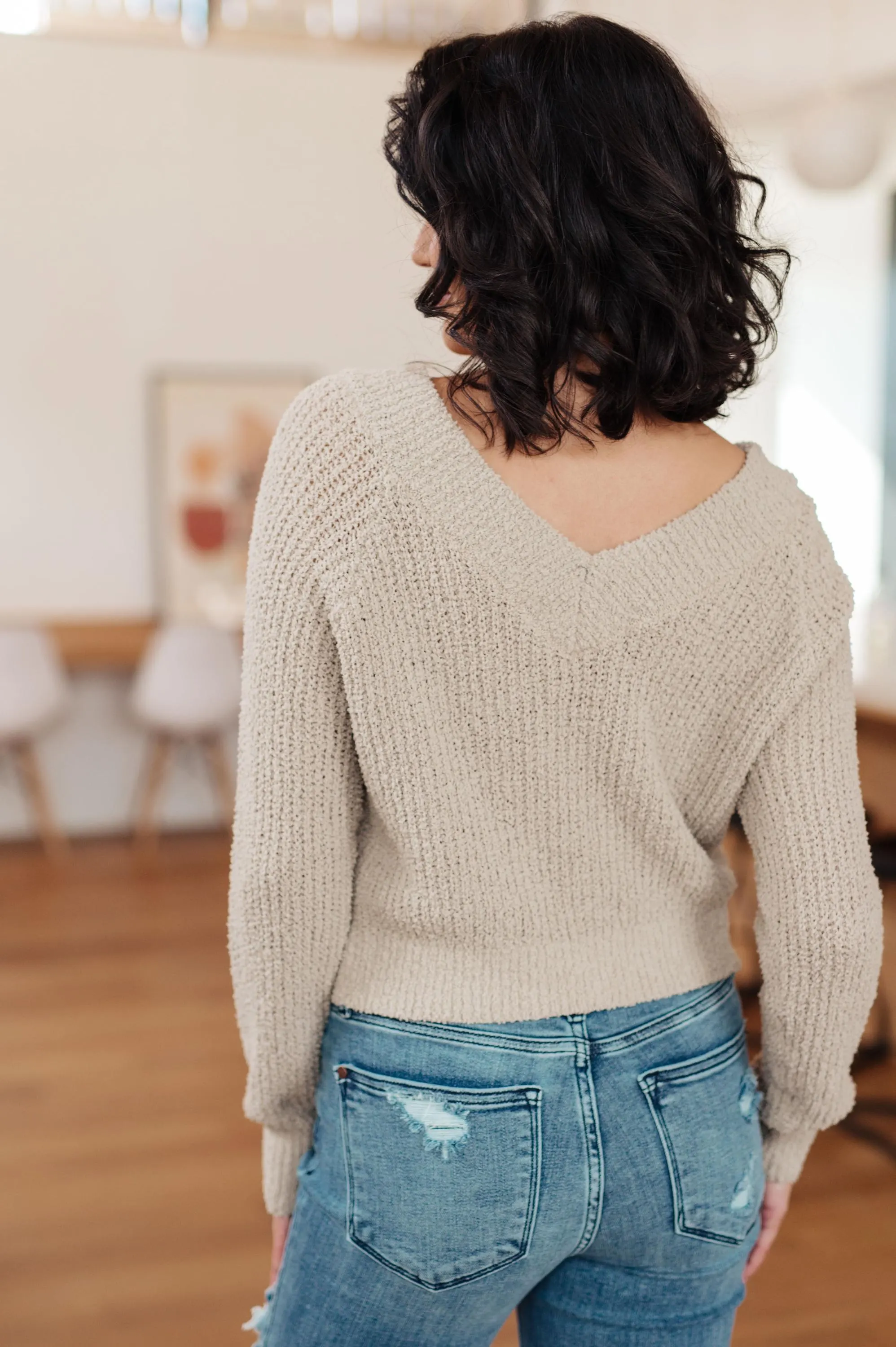Stuck in the Moment V-neck Sweater — view 10