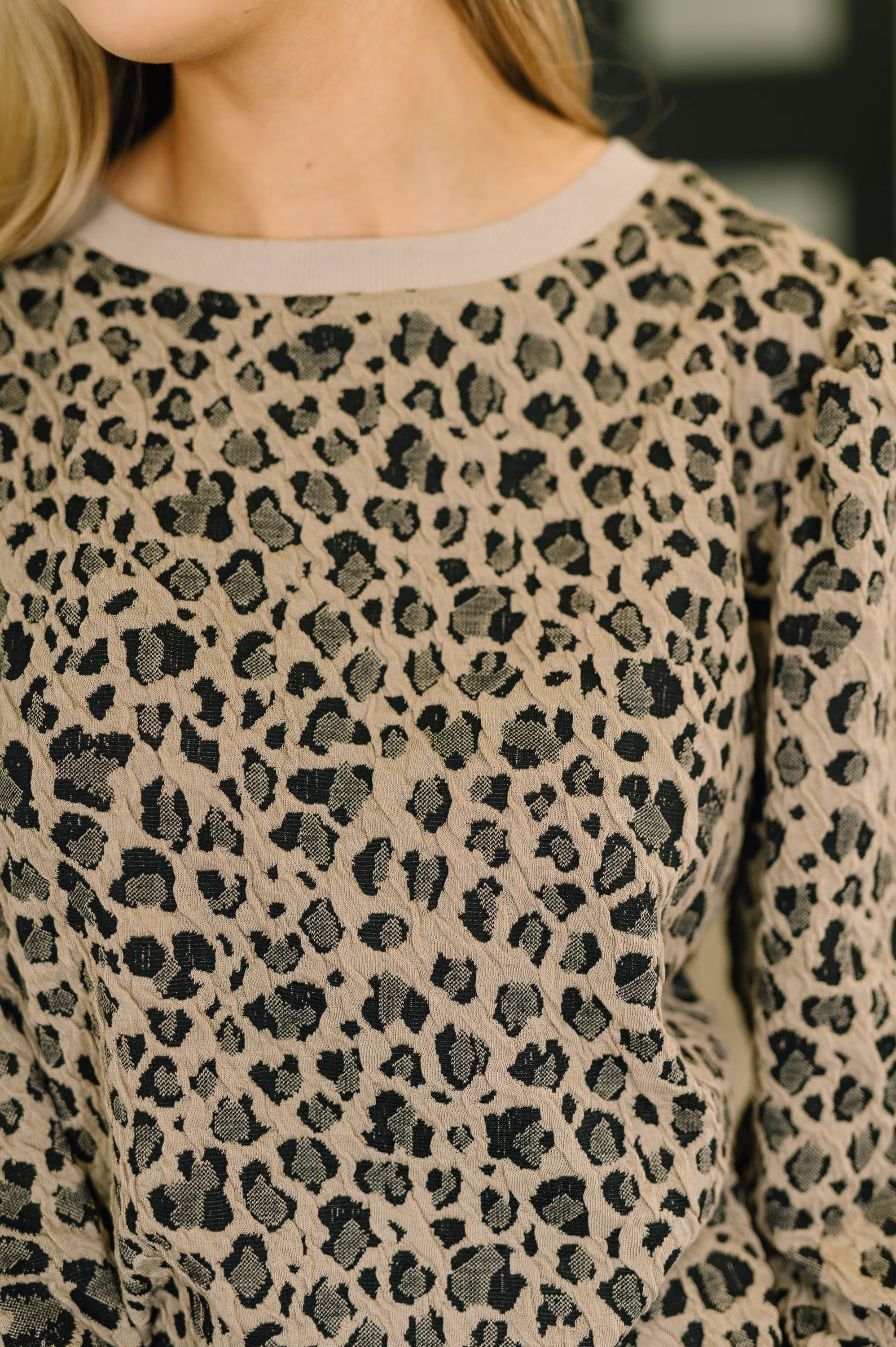 On the Prowl Leopard Print Top — view 2