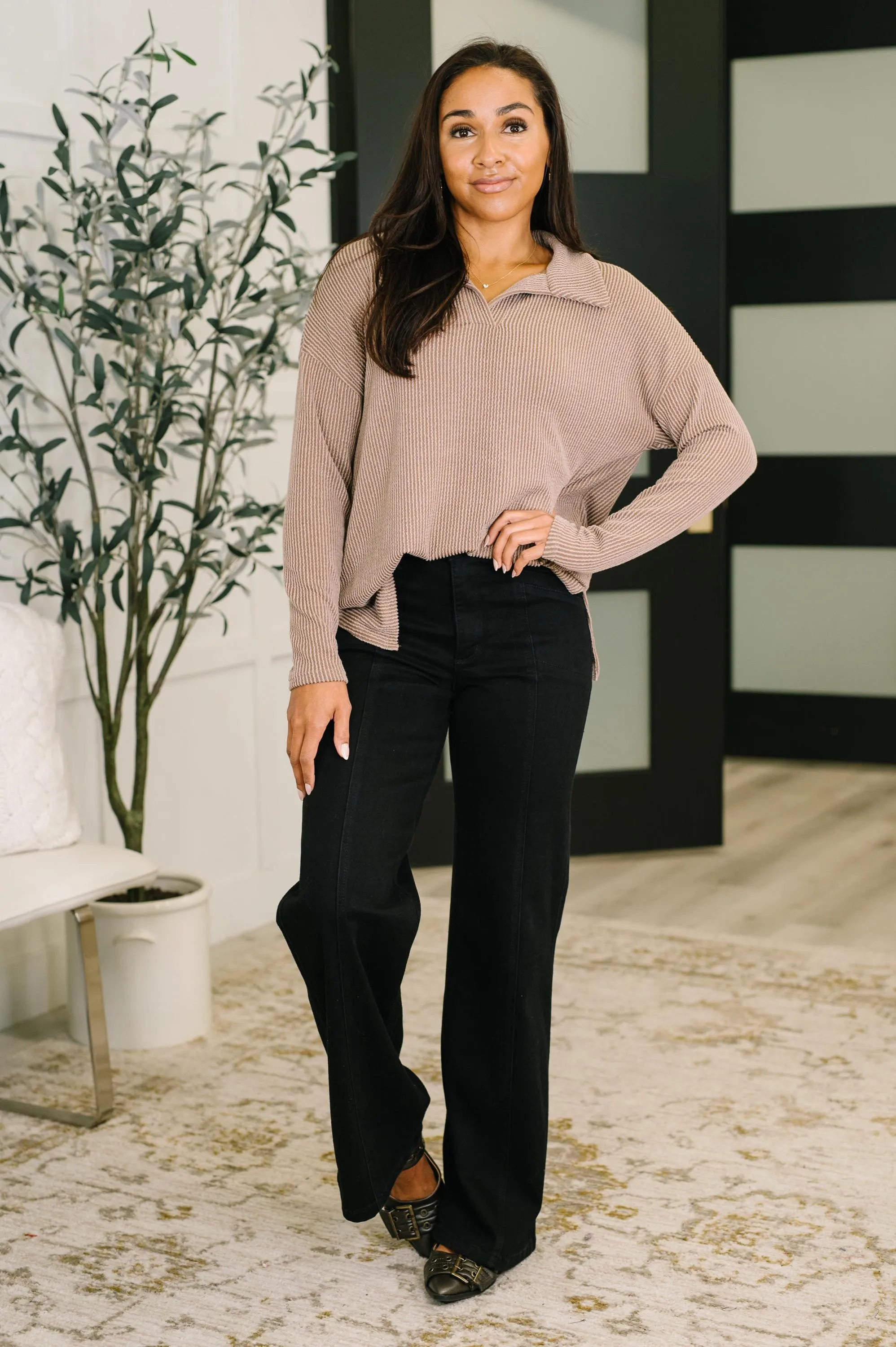 I Want You so Bad Henley Pull Over — view 2