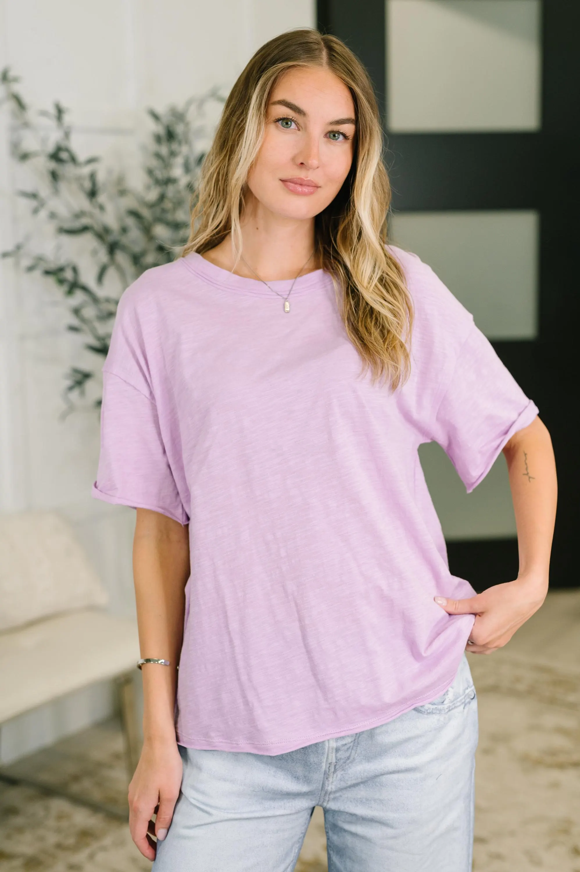 Lilac Daydream Cotton Tee