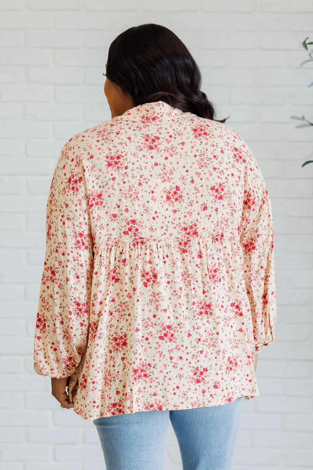 Poppy Fields Blouse Reap What You Sow Button Down Womens — view 9