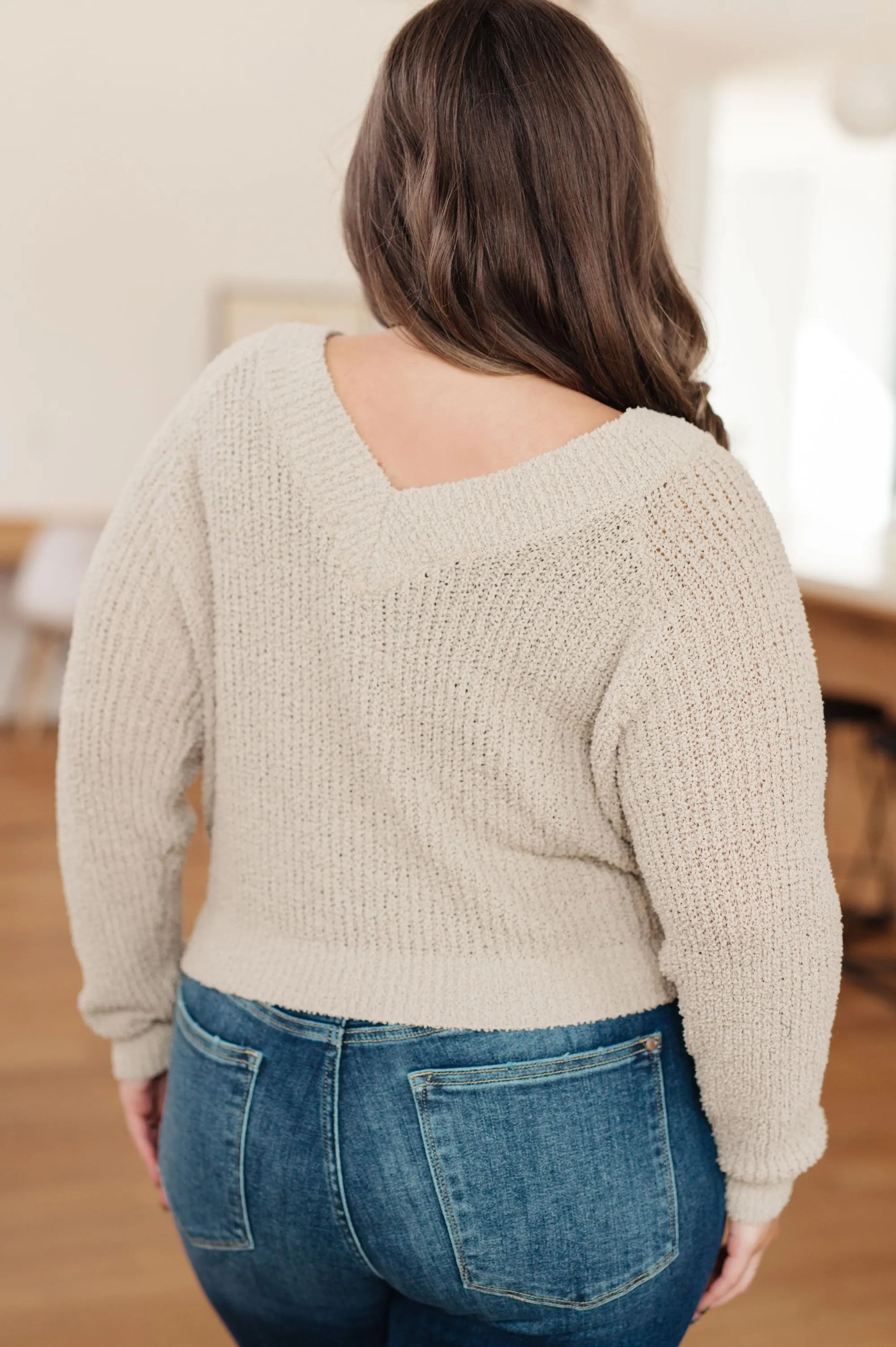 Stuck in the Moment V-neck Sweater — view 11