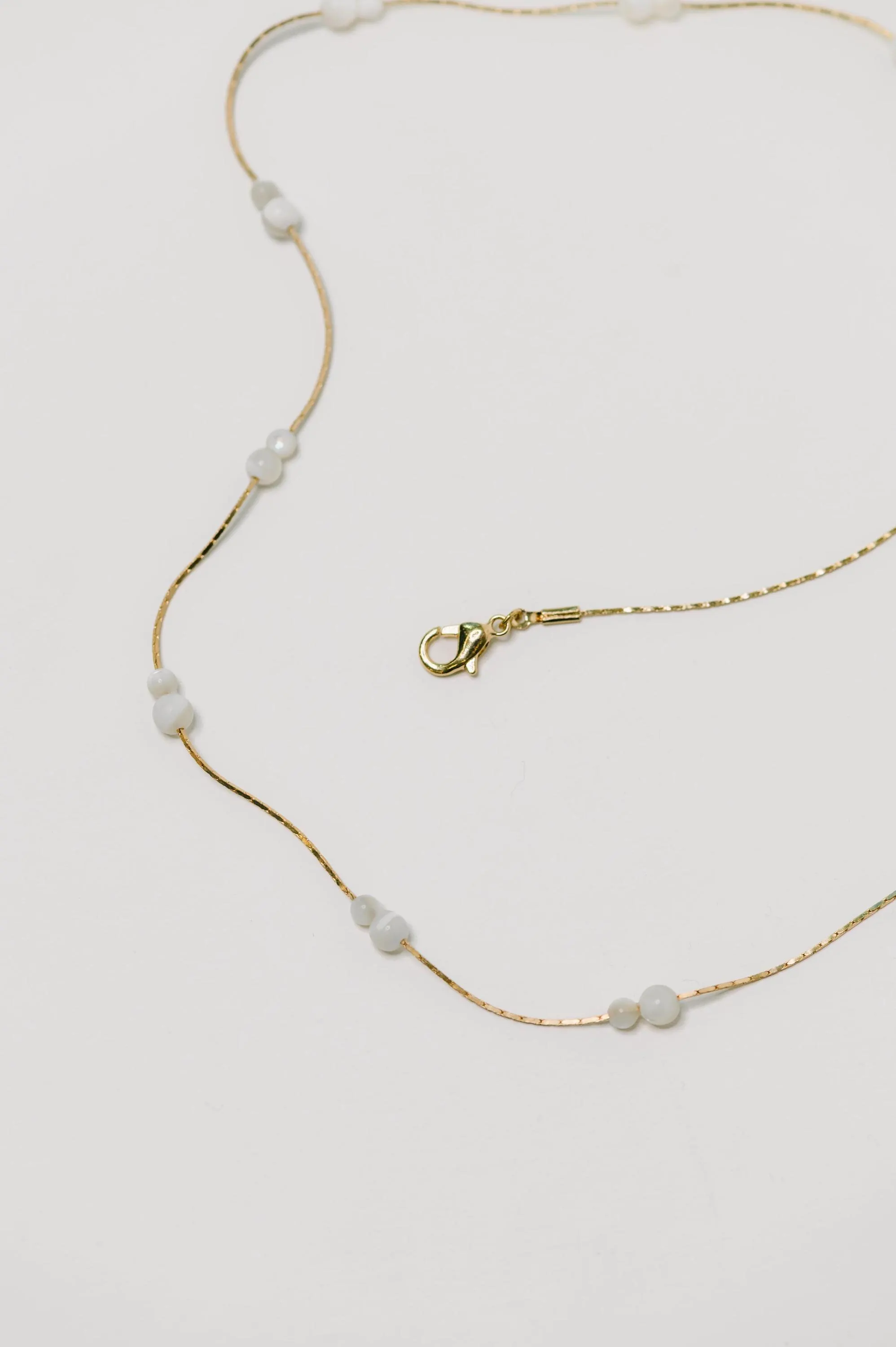 Making an Effort Delicate Beaded Necklace — view 3
