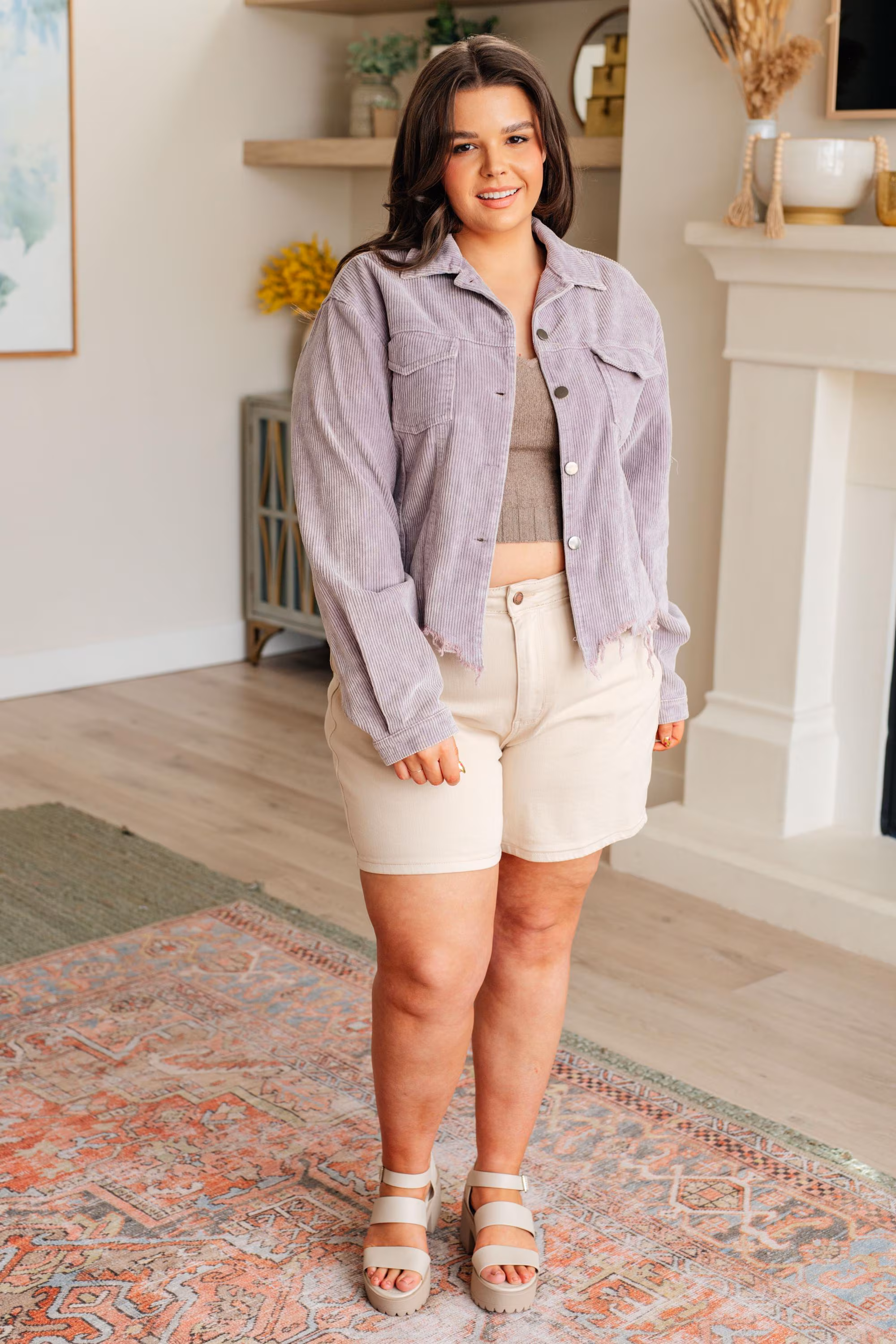 Wool Sweater Cropped Tank Top — view 7