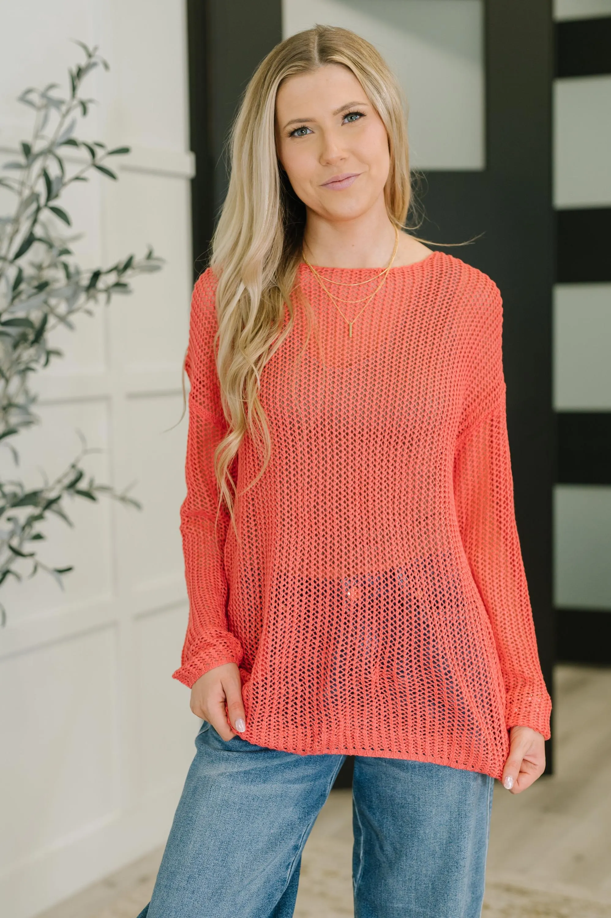 Pumpkin Spice Loose Knit Sweater