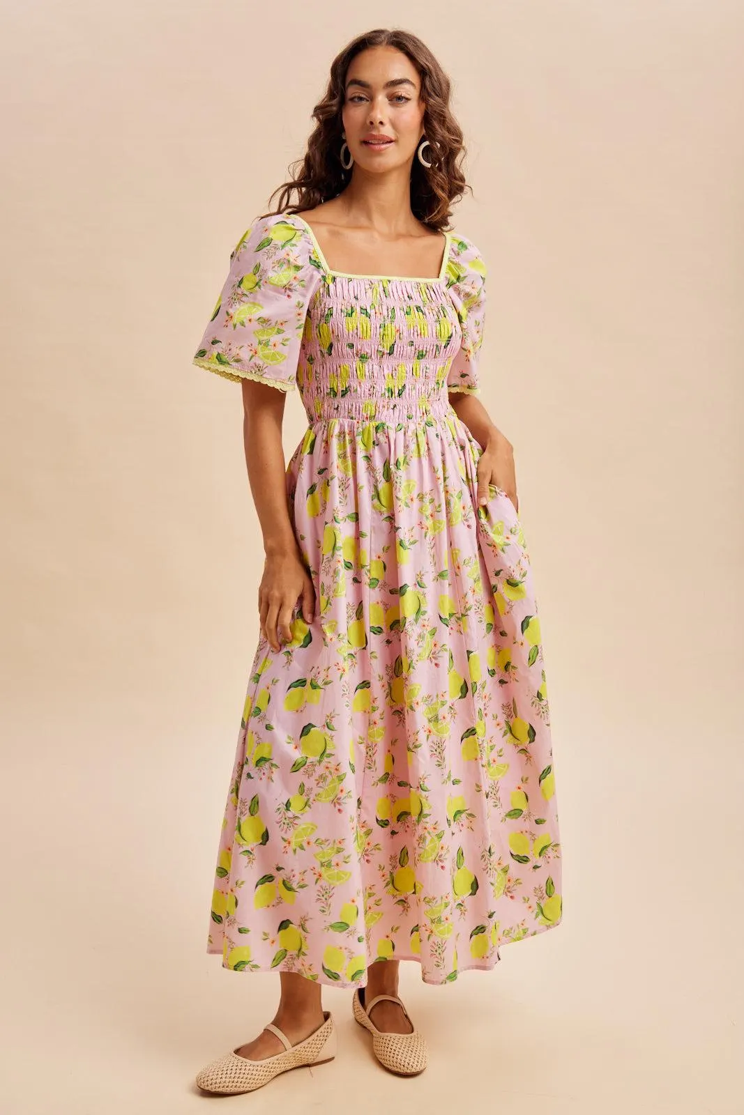 Strawberry Lemonade Maxi Dress — view 3