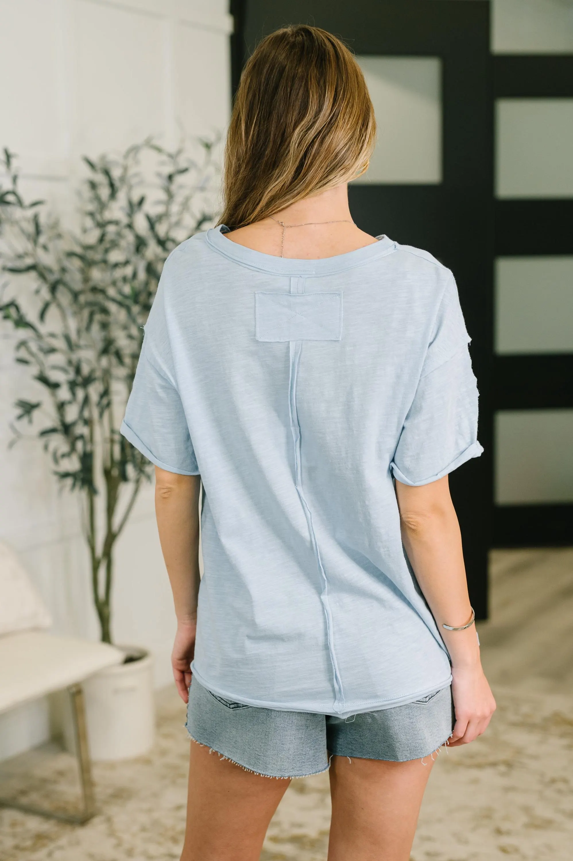 Bluebird Daydream Cotton Tee — view 6