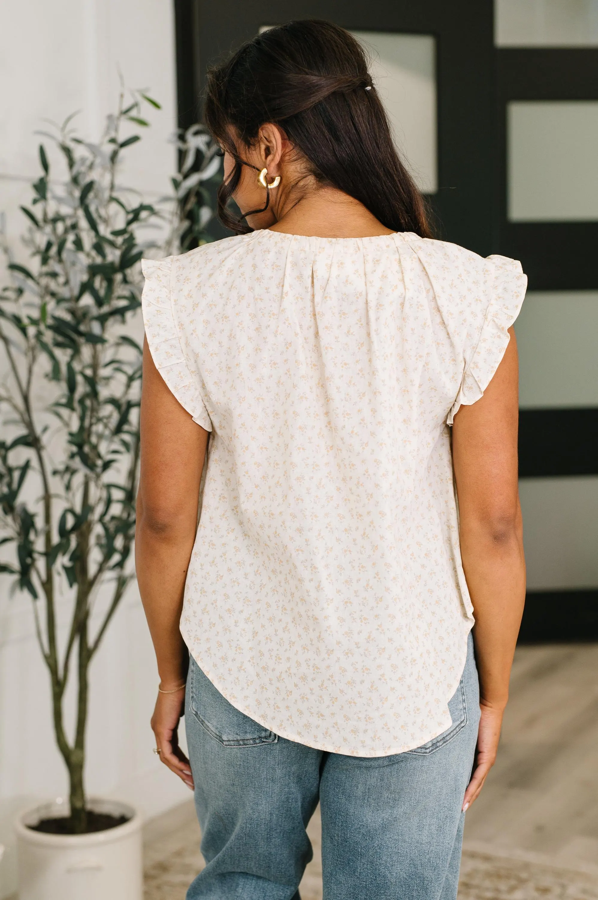 Picnic Petal Lace Detail Top — view 7