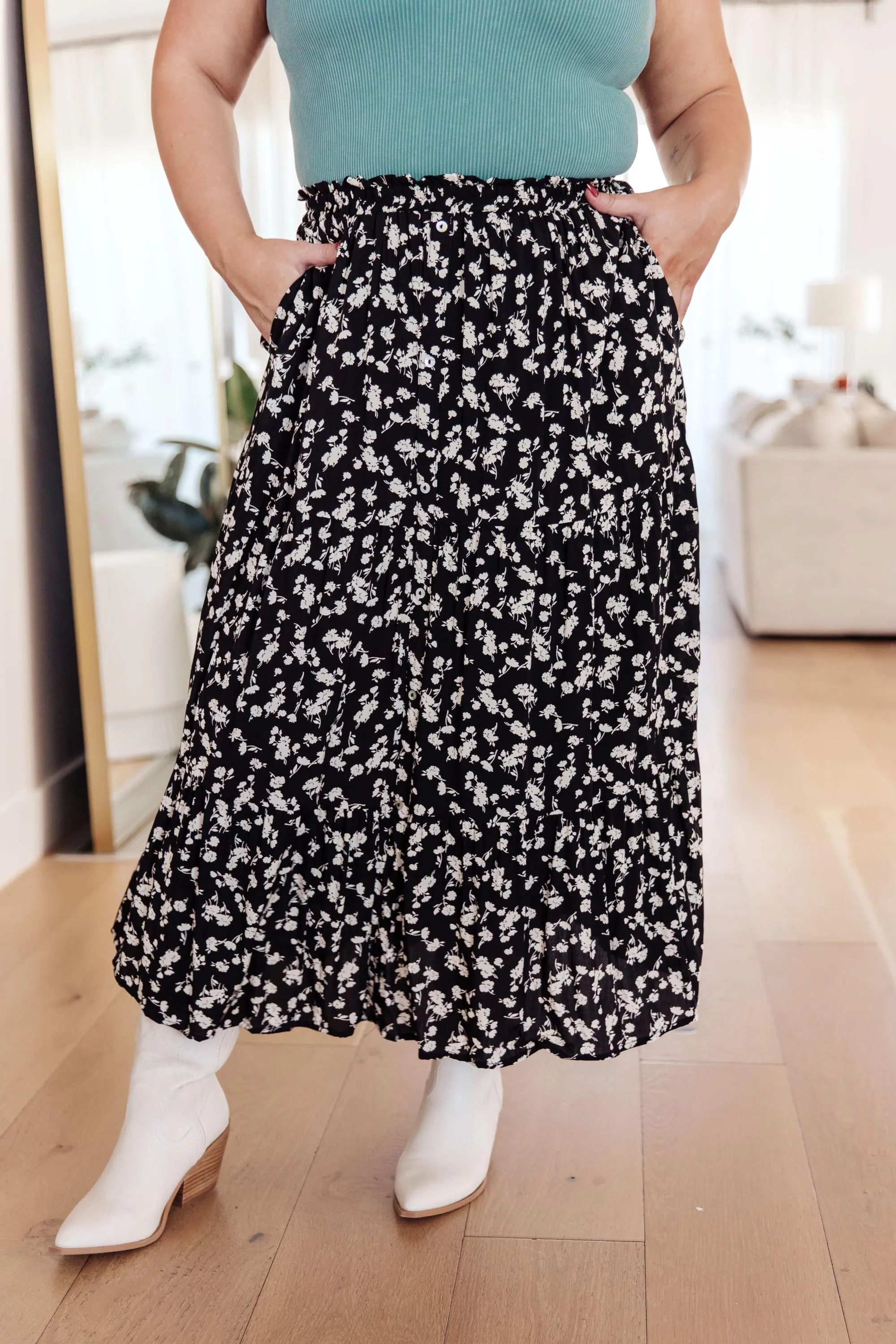 Fielding Flowers Floral Skirt — view 4