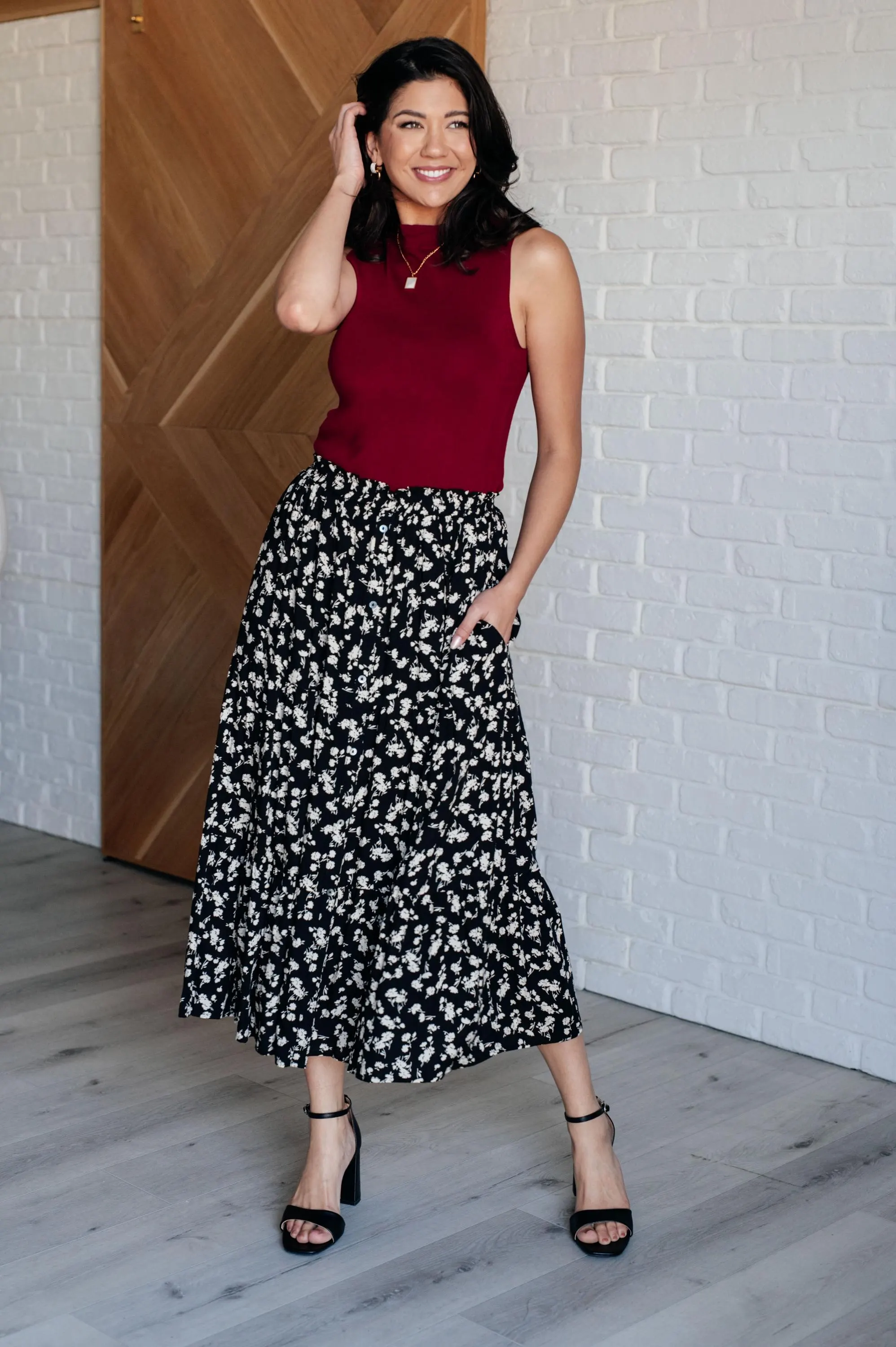 Fielding Flowers Floral Skirt — view 5