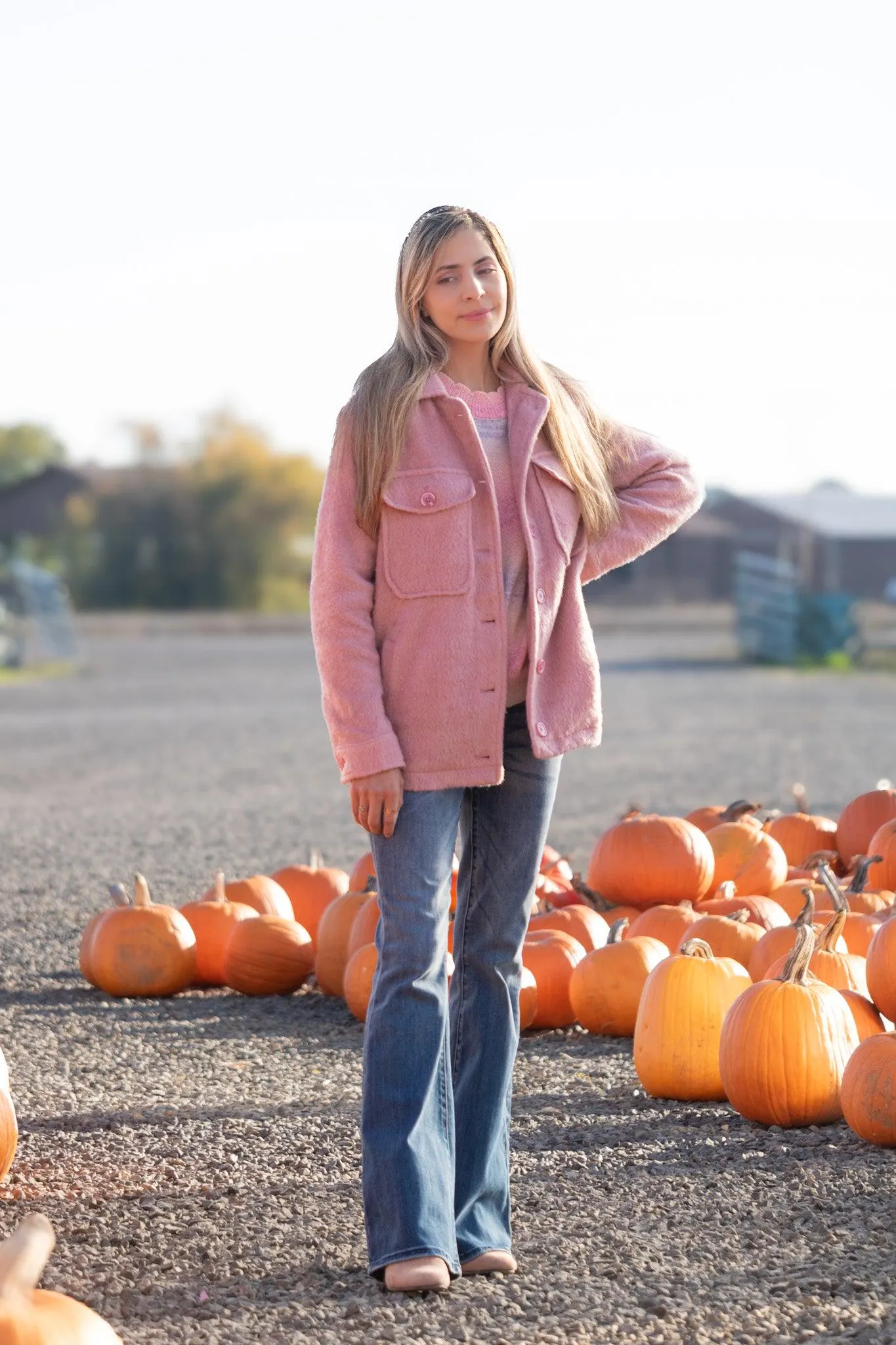 Pretty in Pink Soft Shacket -SALE- — view 12