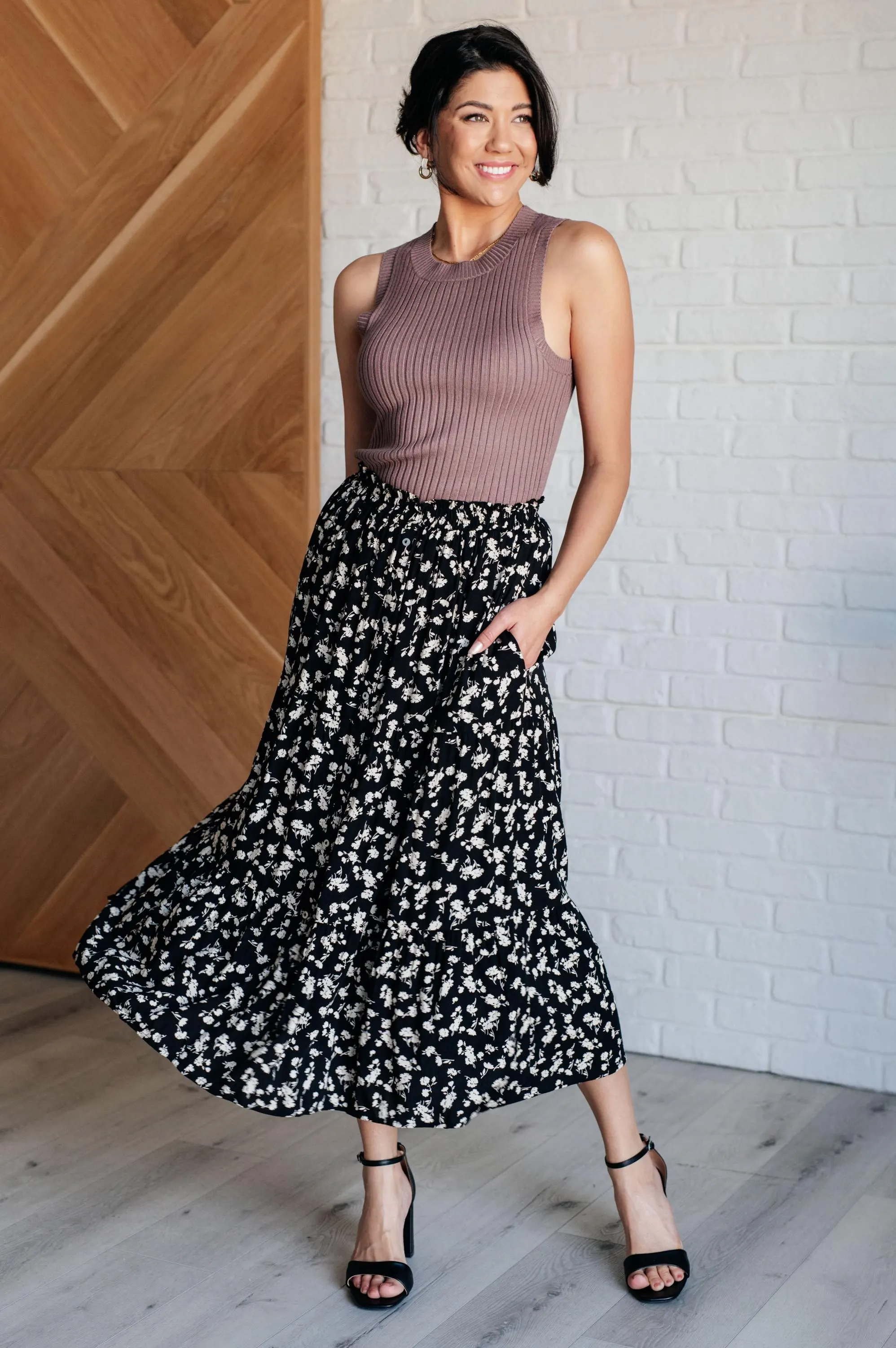 Fielding Flowers Floral Skirt — view 7