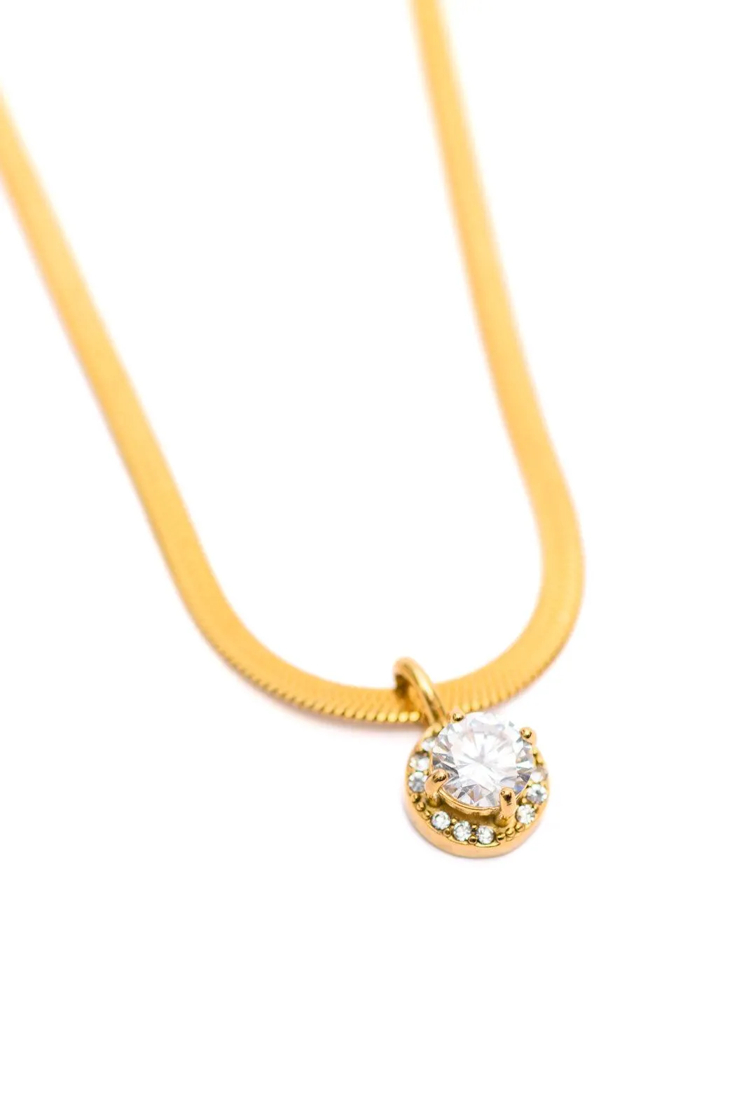 A Little Sparkle 18K Gold Plated Necklace in Gem Gift for — view 8