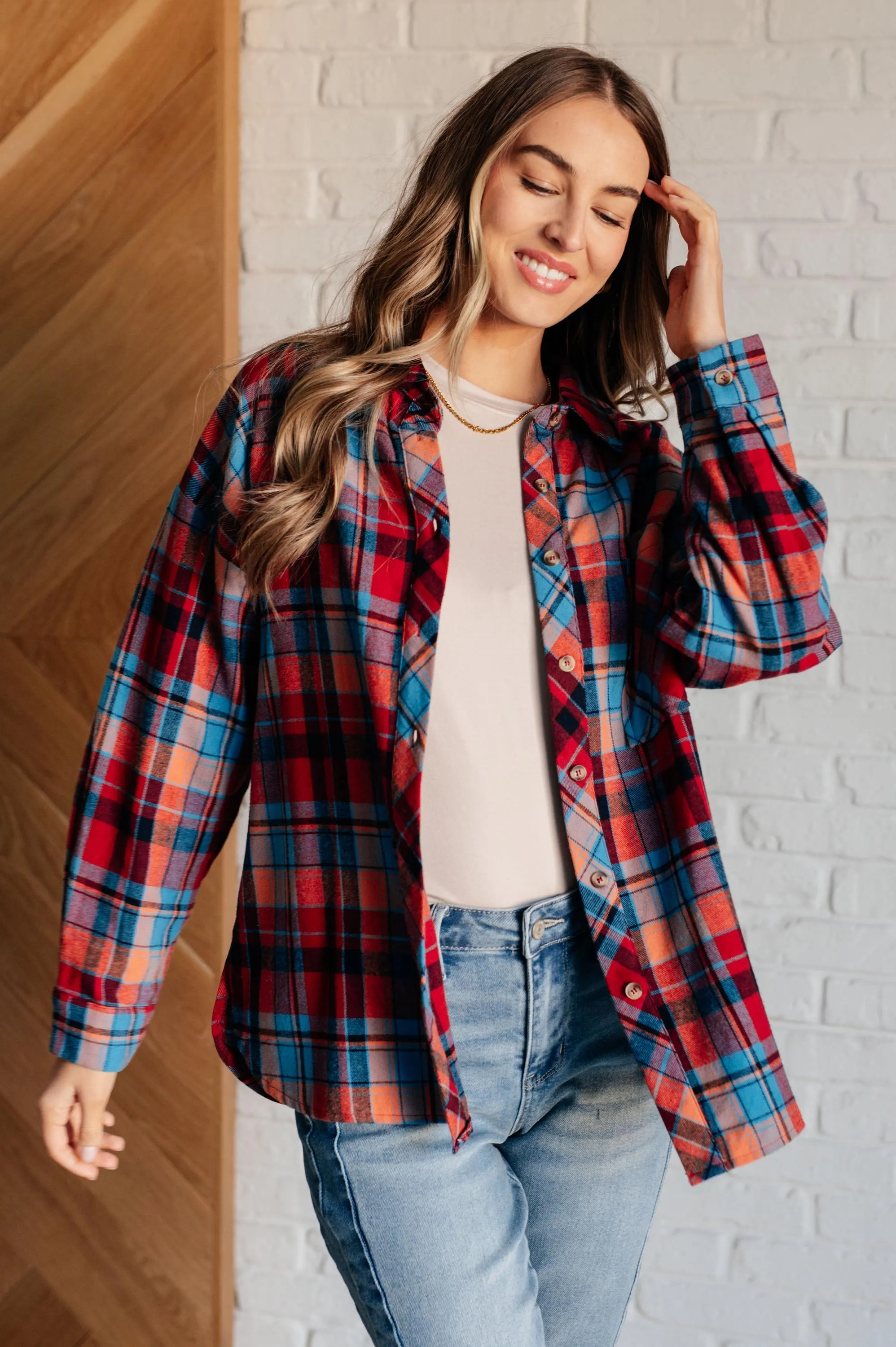 Plaid Jacket Autumn Make It Make Sense Plaid Button up