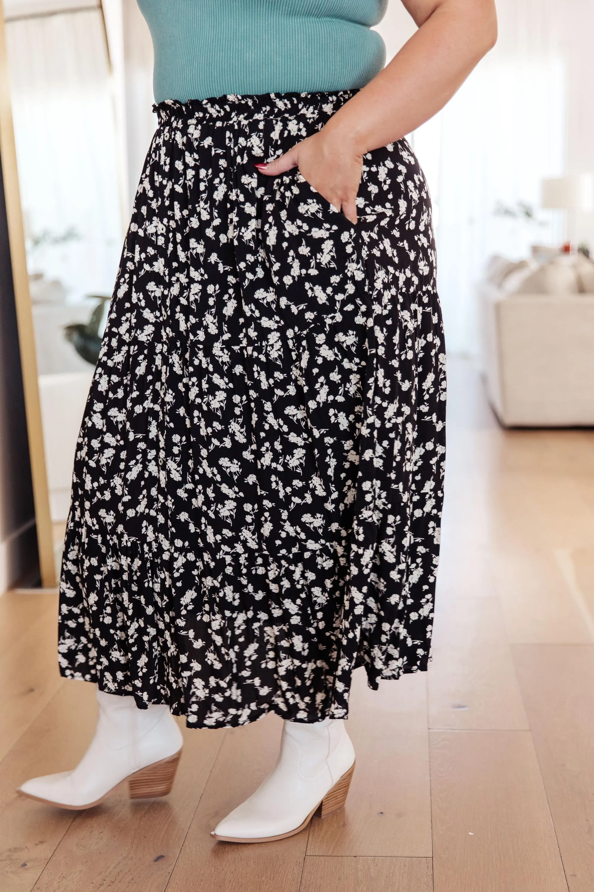 Fielding Flowers Floral Skirt — view 9