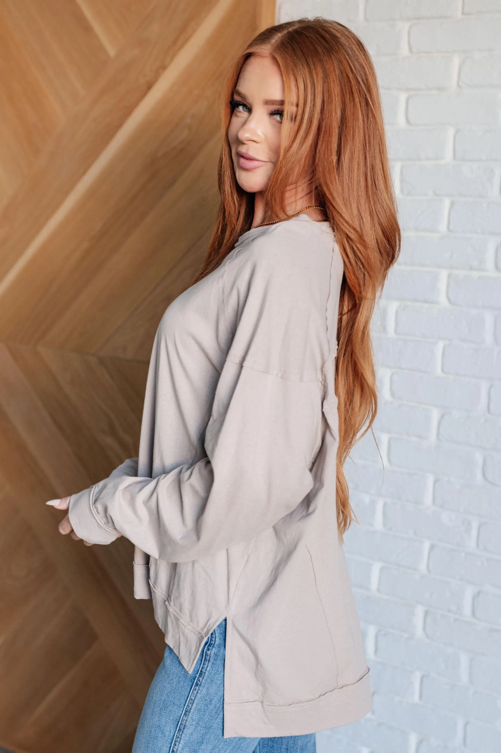 Feels Right Long Sleeve Top — view 7