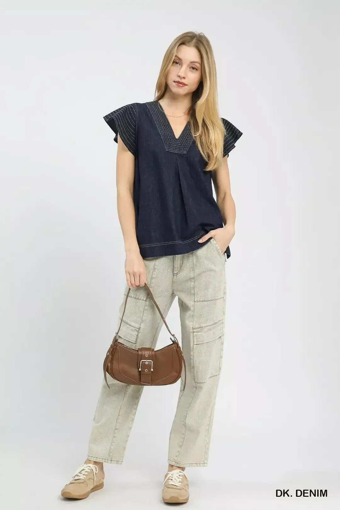 Stardust Dreams Denim Top — view 2