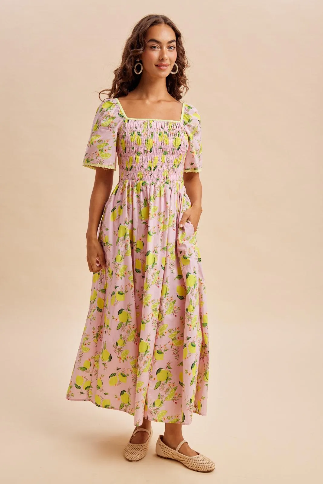 Strawberry Lemonade Maxi Dress — view 4
