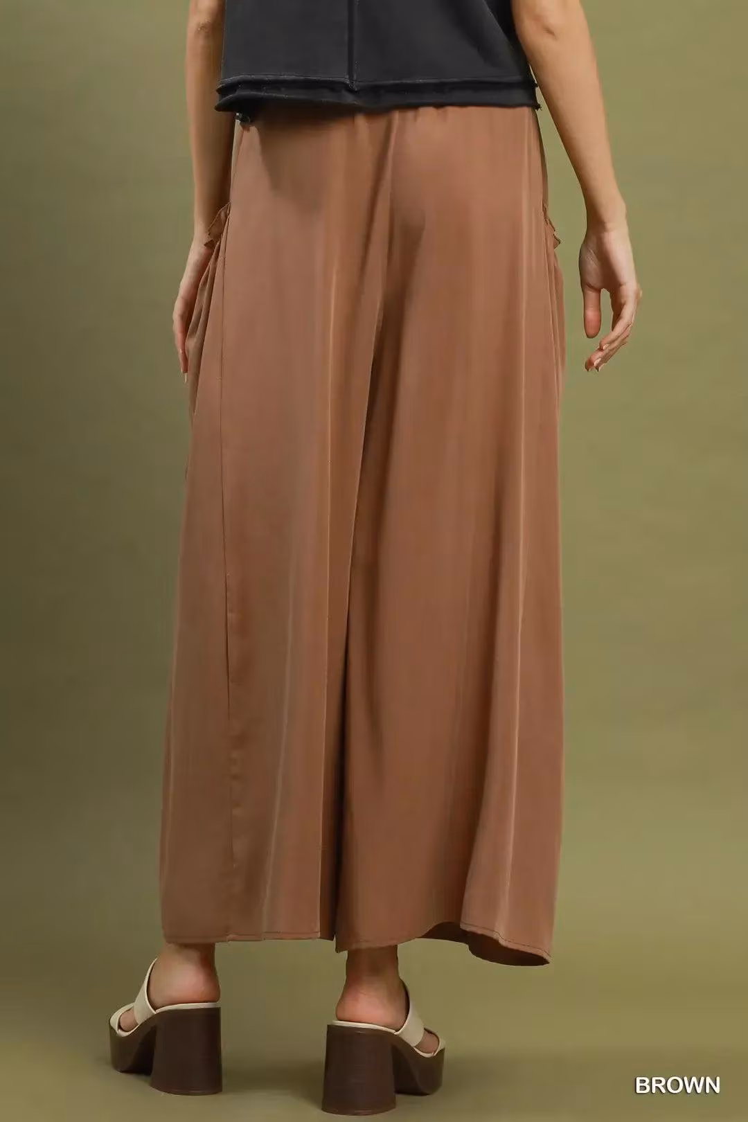 Flowy Fall Wide Leg Pocket Pants — view 5