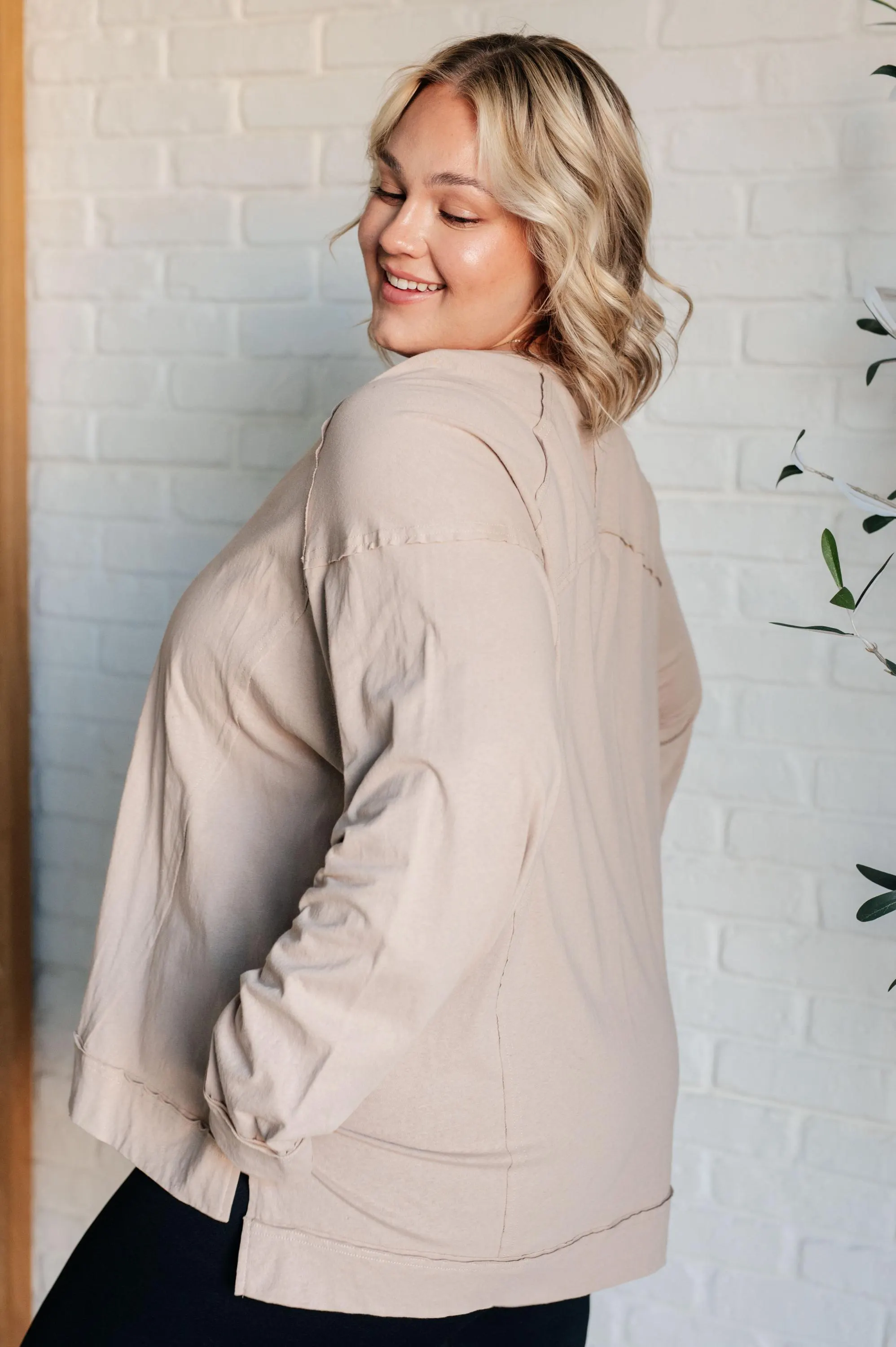 Feels Right Long Sleeve Top — view 6